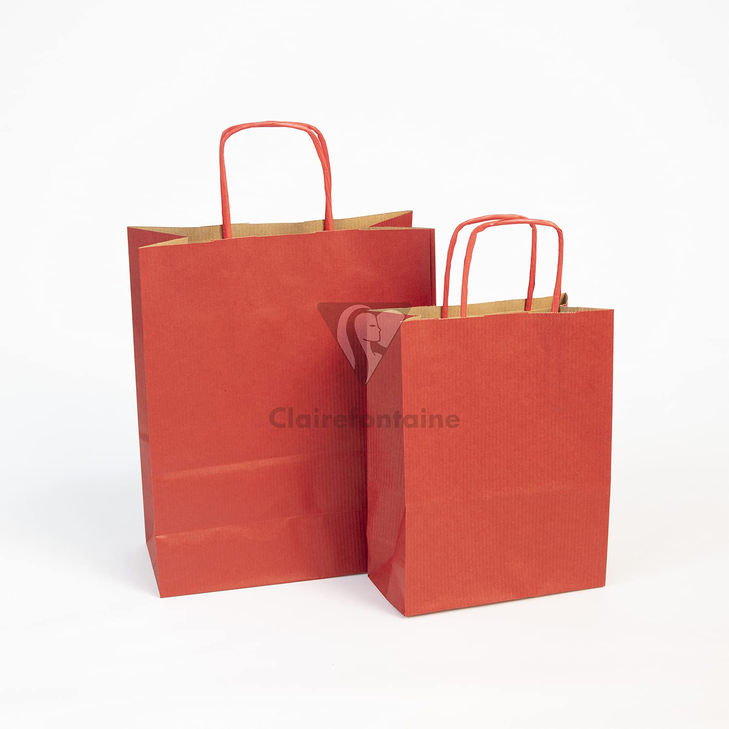 clairefontaine-tulip-sac-kraft-rouge-22x10x27-cm-x25 image 3