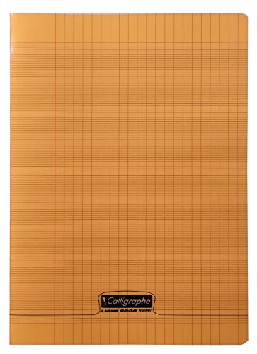 calligraphe-cahier-agraf-orange-a4-48-pages-grands-carreaux-90g image 4