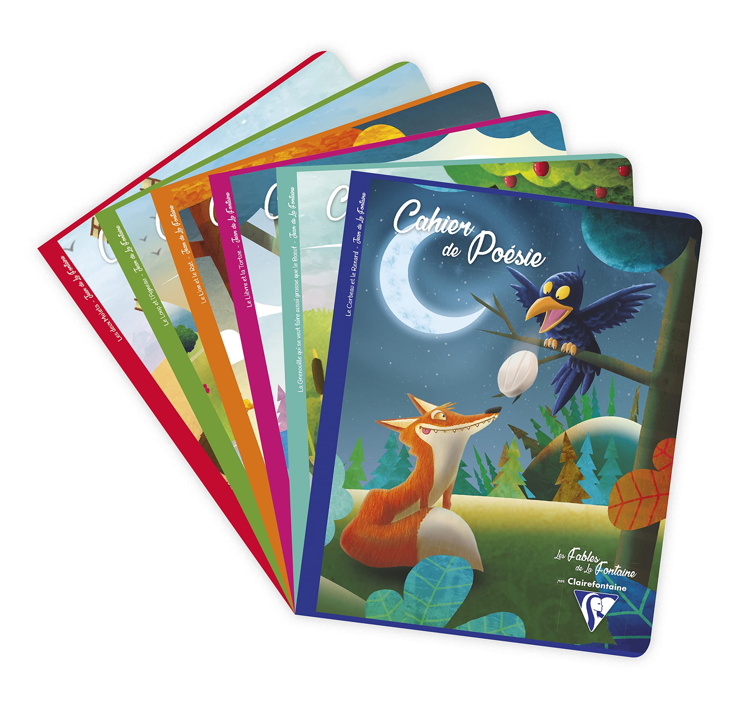 clairefontaine-fables-fontaine-cahier-po-sie-17x22-48-pages-90g image 1