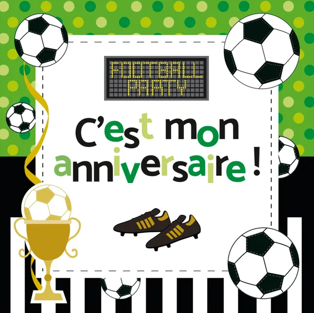 clairefontaine-pollen-set-8-cartes-foot-enveloppes-12x12 image 1