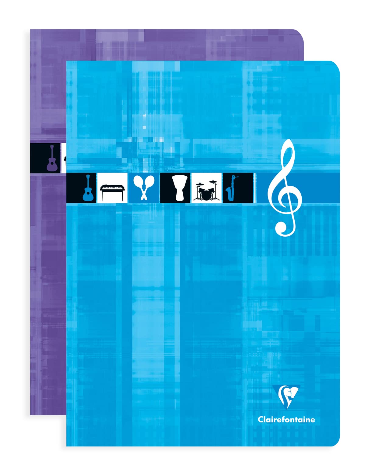 clairefontaine-3114c-cahier-musique-a4-48p-10-port-es-l-unit image 1