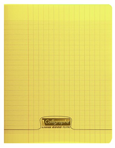 calligraphe-18004c-cahier-agraf-17x22cm-grands-carreaux-jaune image 4