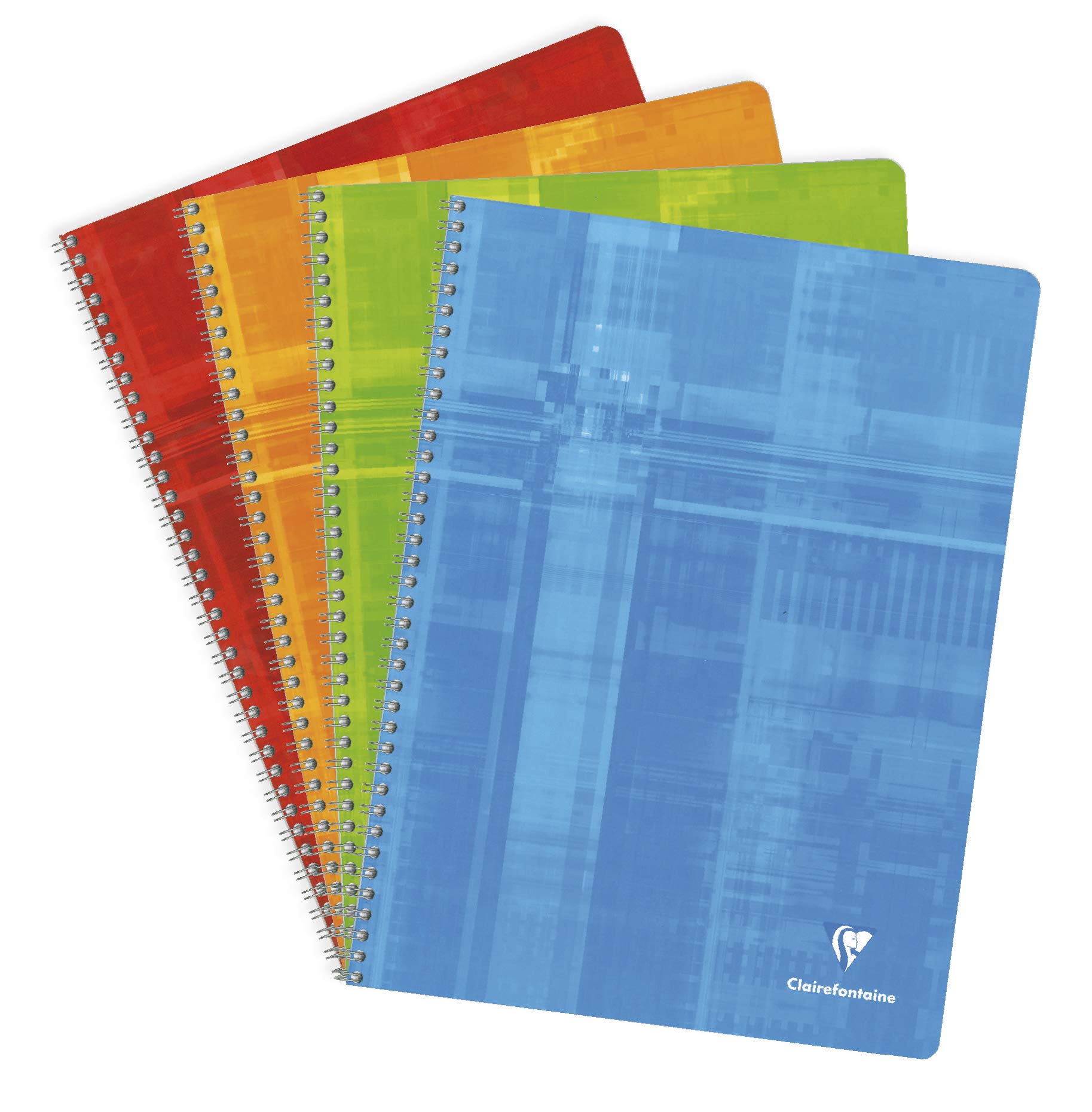 clairefontaine-metric-cahier-spirale-24x32-100-pages-90g-couleur-al-atoire image 1