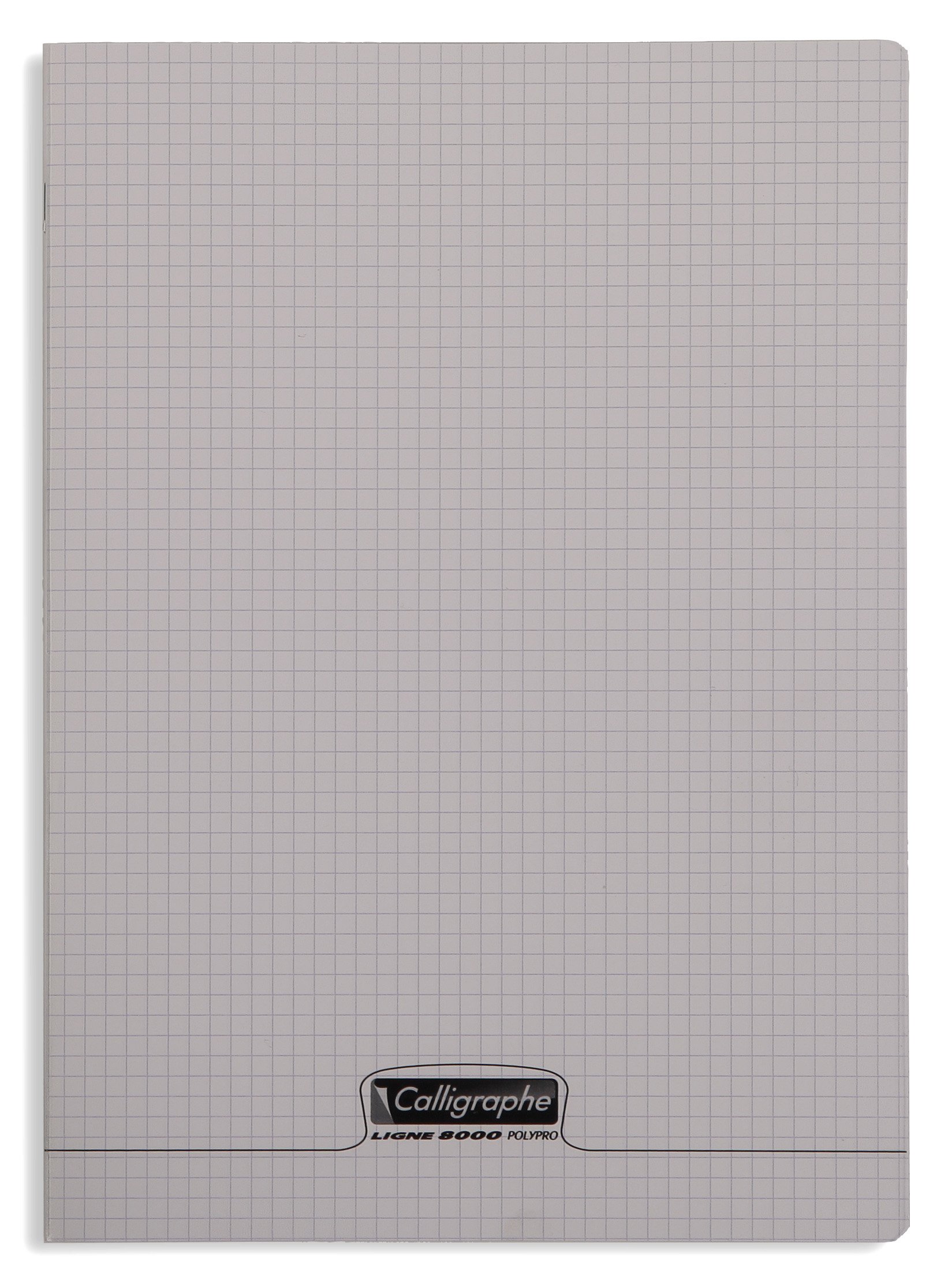 clairefontaine-calligraphe-cahier-a4-96p-petits-carreaux-gris image 1