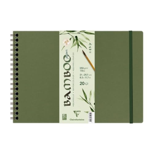 clairefontaine-painton-album-papier-aquarelle-bamboo-250g-a4-lot-2 image 1
