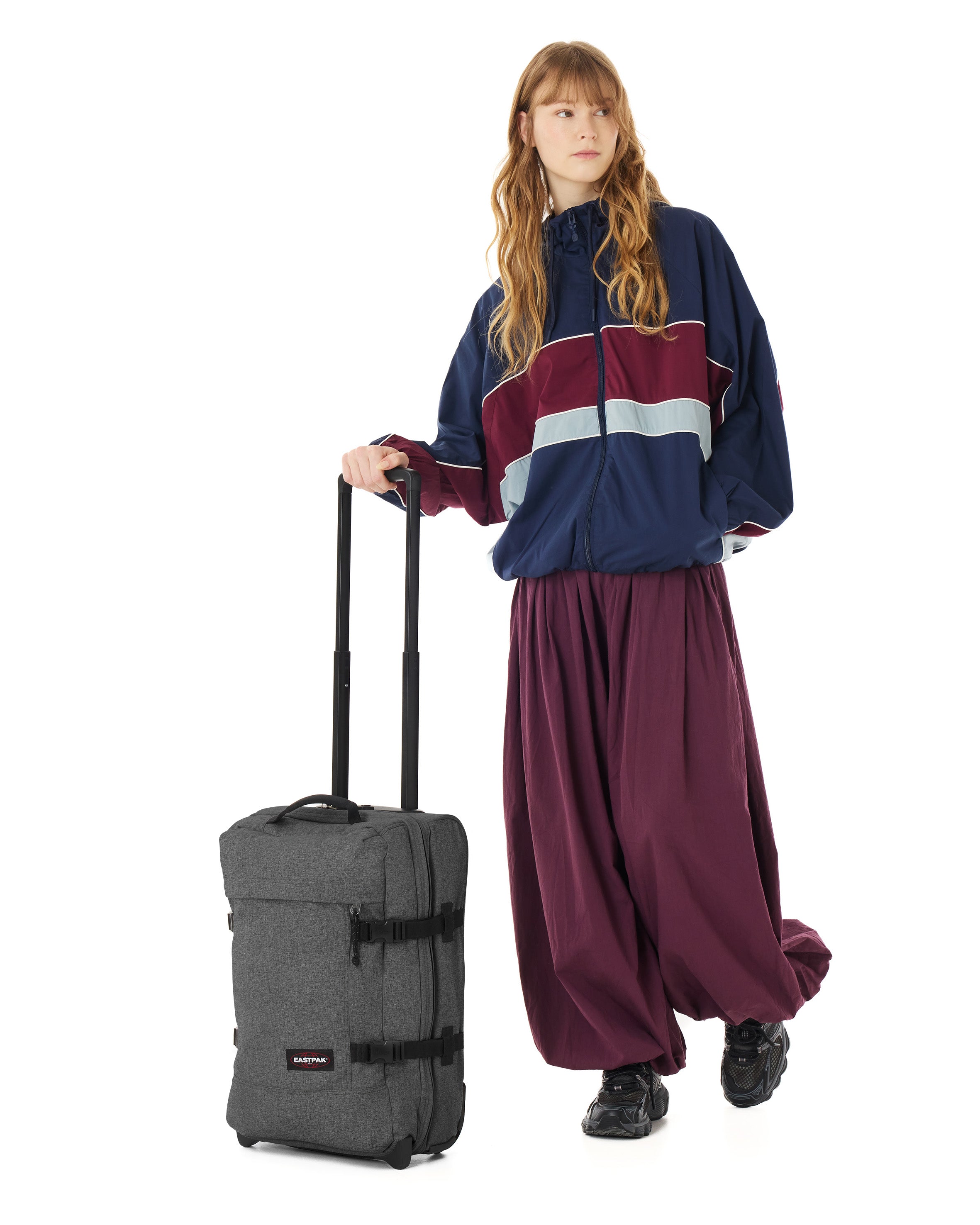 eastpak-tranverz-s-valise-cabine-black-denim-nylon-tsa image 2