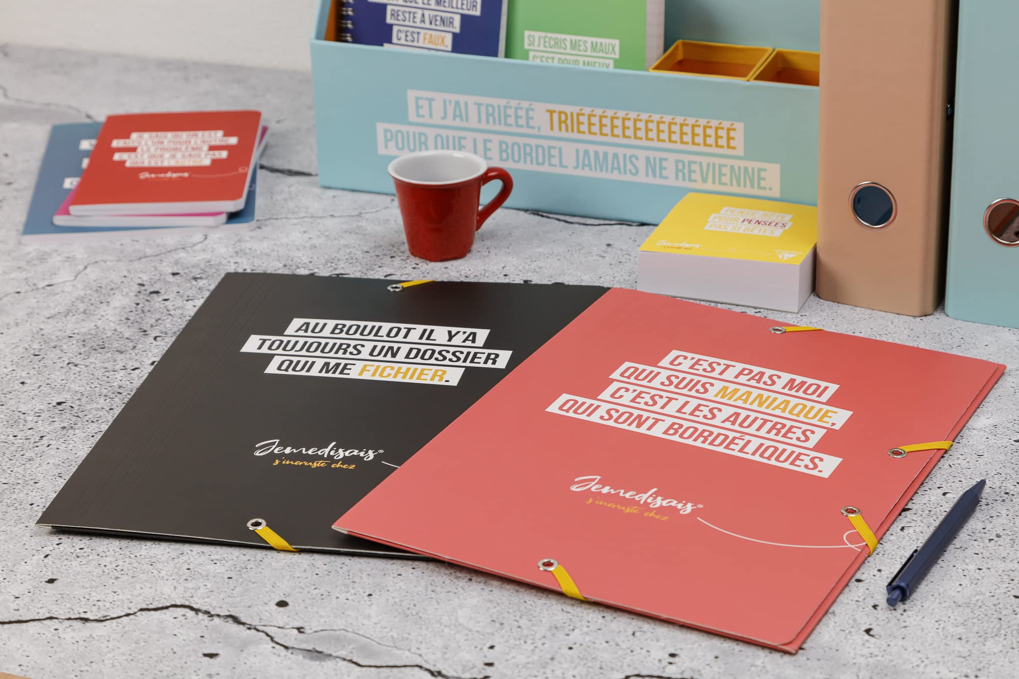 clairefontaine-jemedisais-chemise-lastique-3-rabats-a4-mat image 4