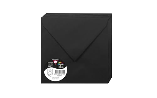 clairefontaine-pollen-enveloppes-noires-16-5x16-5-lot-20-gomm-es image 7