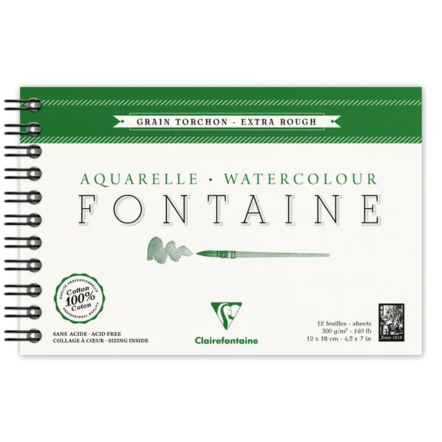 clairefontaine-painton-fontaine-album-aquarelle-12x18-cm-300g image 1