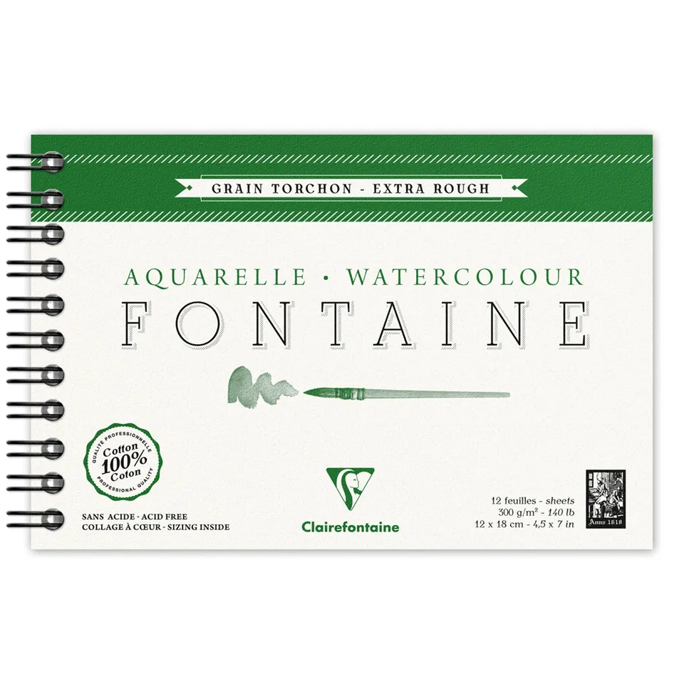 clairefontaine-painton-fontaine-album-aquarelle-12x18-cm-300g image 1
