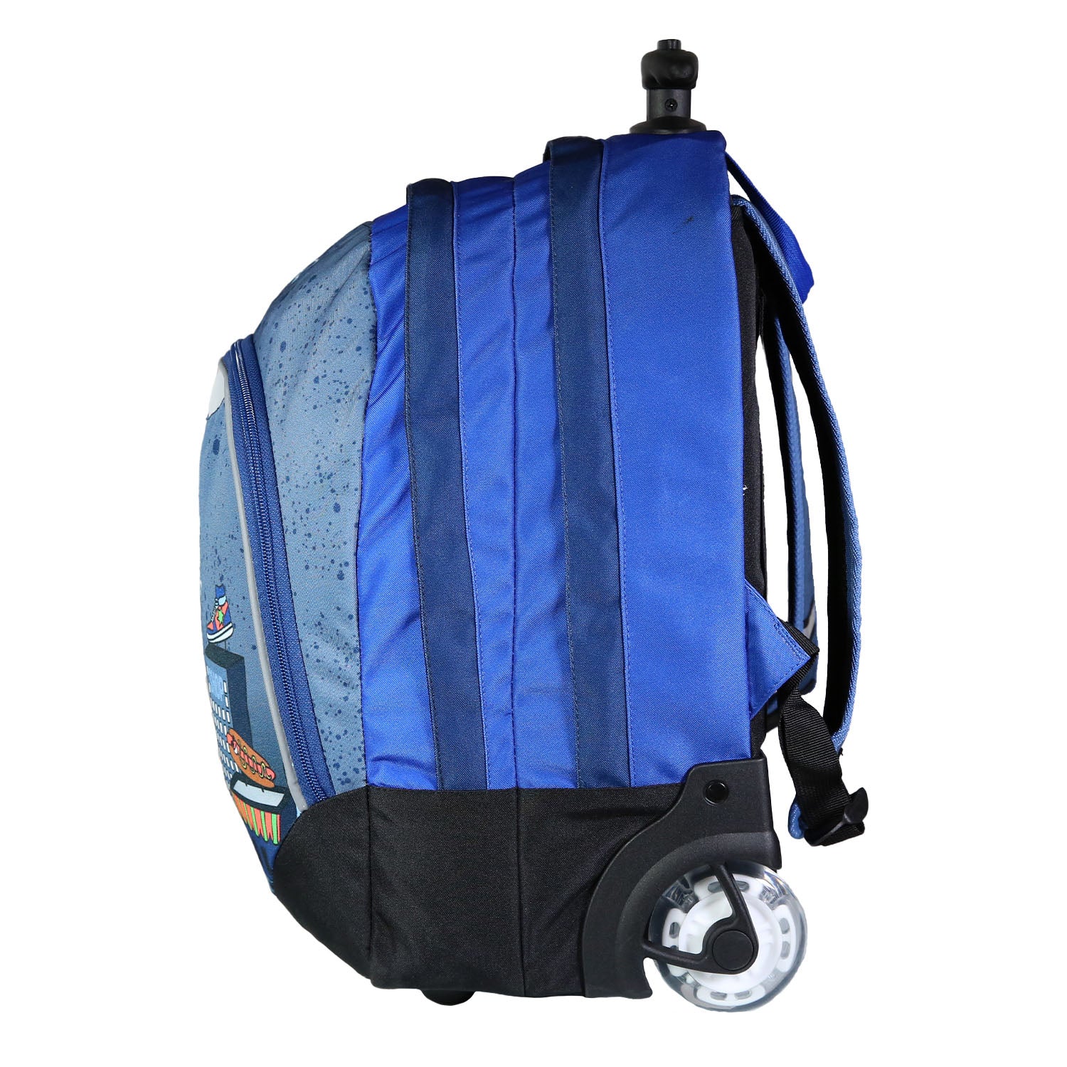 bodypack-primaire-sac-dos-roulettes-monster-bleu-2-compartiments image 4