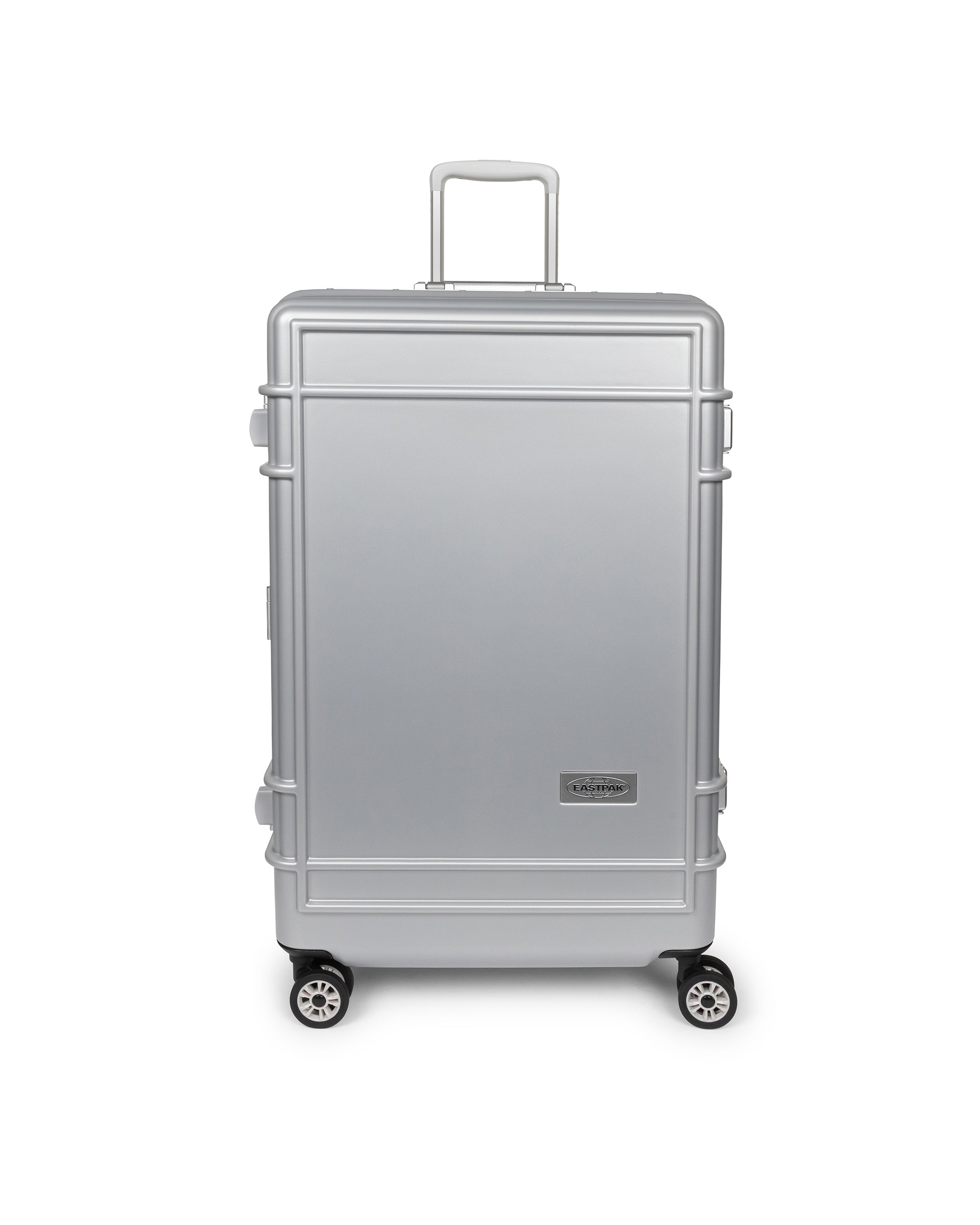 eastpak-resist-r-case-l-valise-rigide-grand-metal-silver-4-roues-tsa image 1