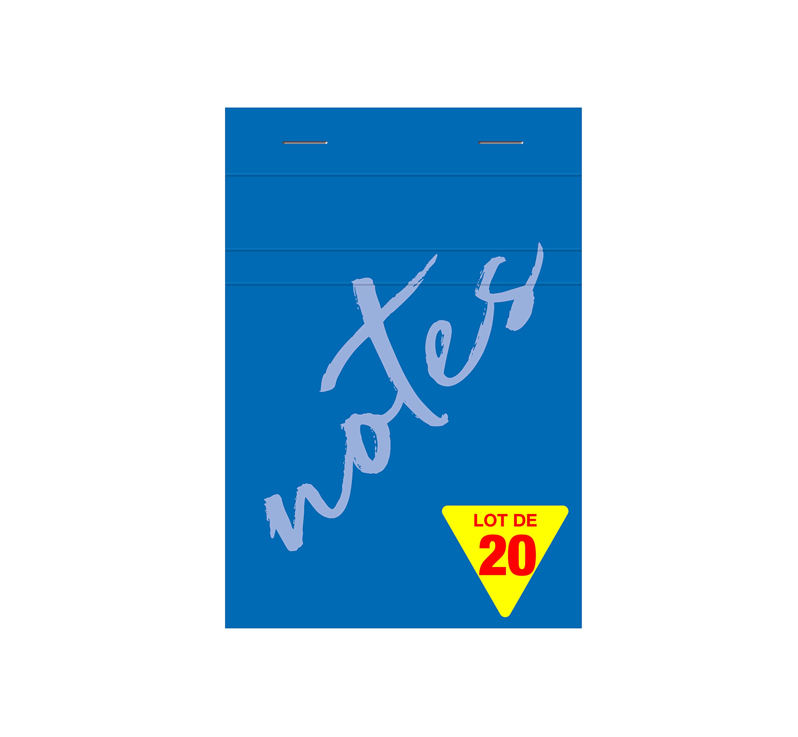 calligraphe-bloc-notes-a6-100-feuilles-petits-carreaux-bleu image 4