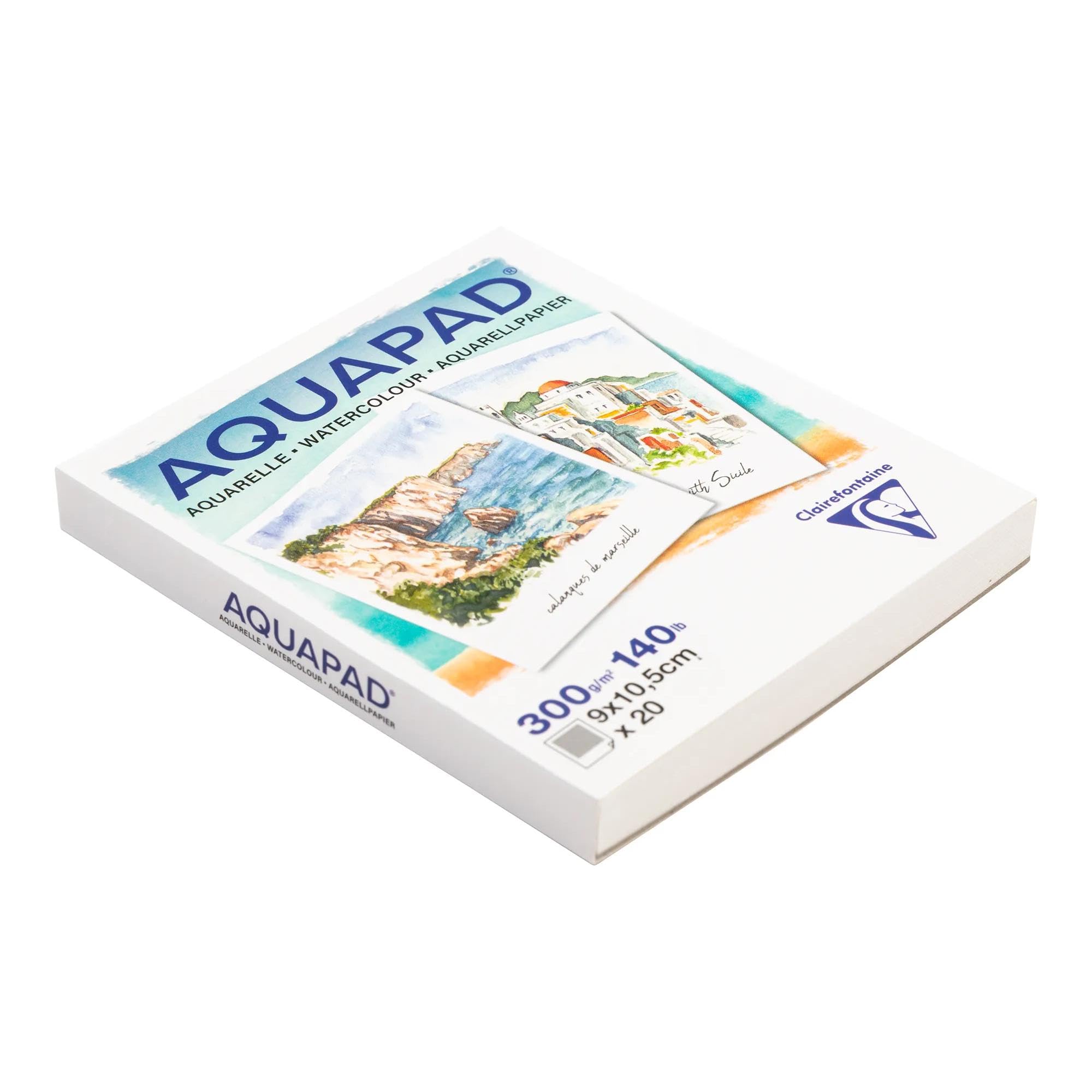 clairefontaine-painton-mini-bloc-aquapad-20-feuilles-9x10-5cm-300g image 2