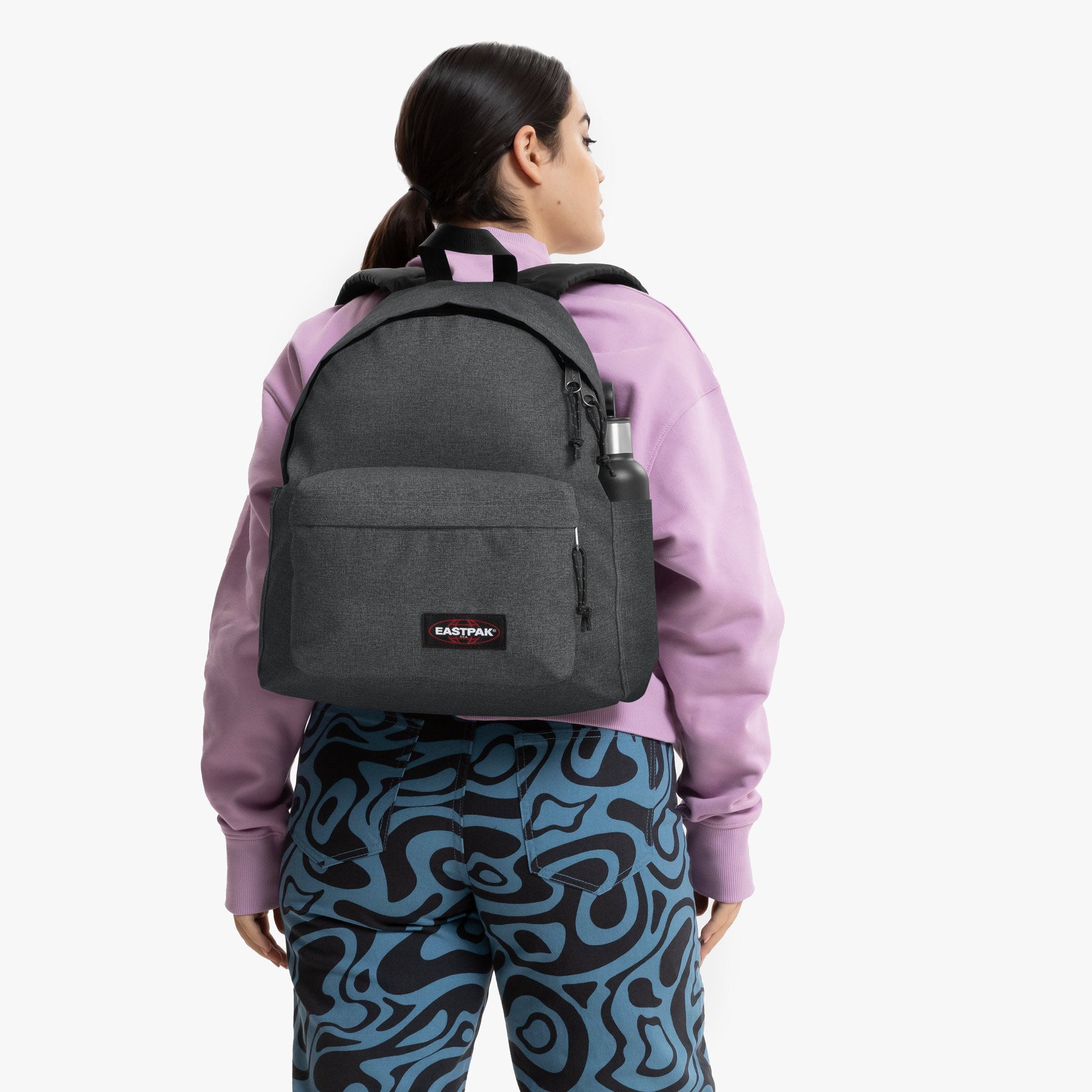 eastpak-day-pak-r-sac-dos-black-denim-housse-pc-14-pouces image 2