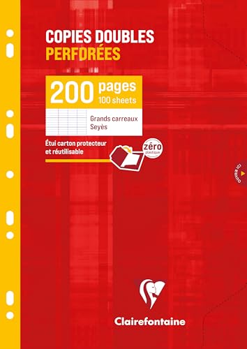 clairefontaine-back-to-basics-copies-doubles-a4-200p-grands-carreaux image 8