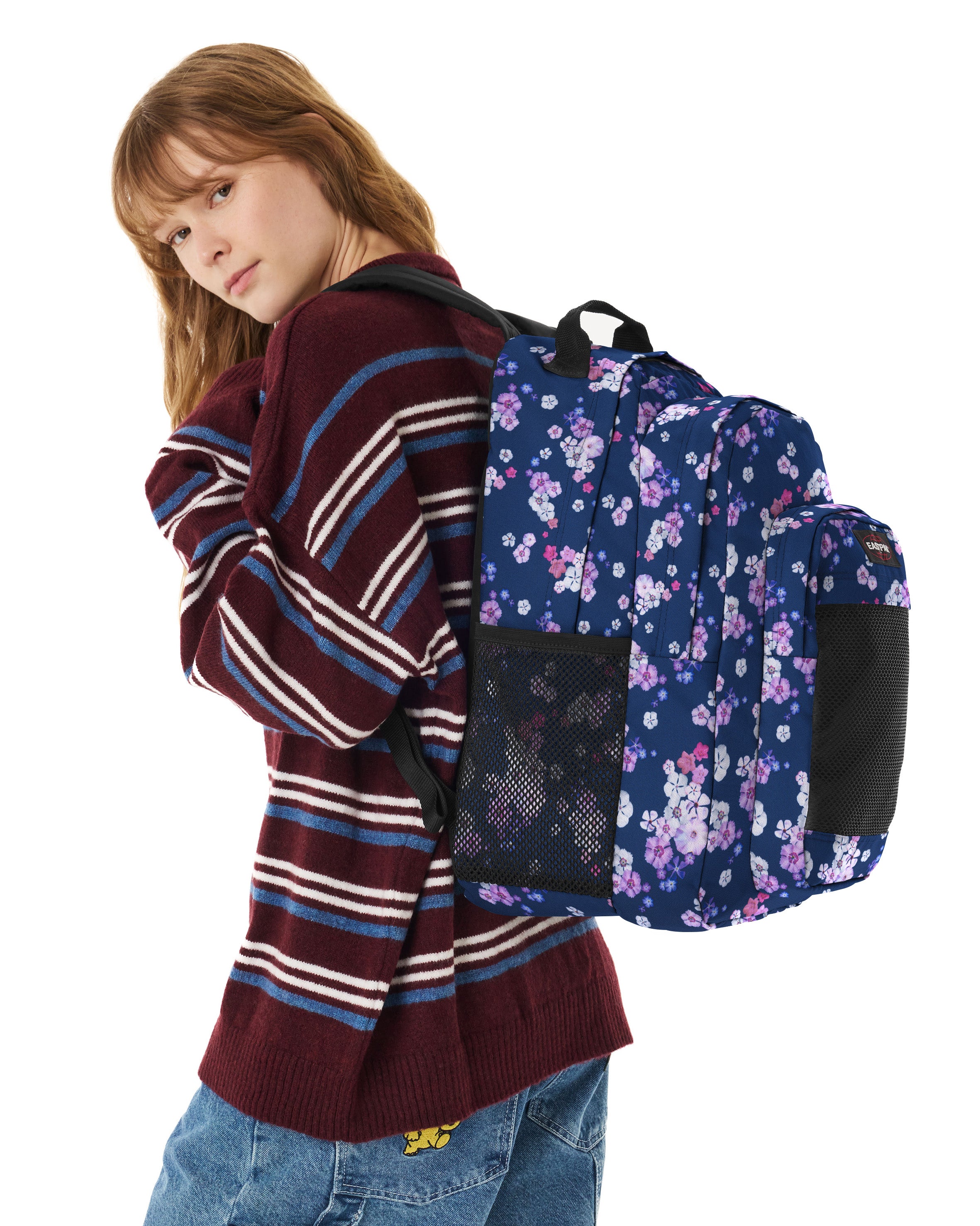eastpak-study-buddy-sac-dos-floralbloomnavy-grand-16-pouces image 2