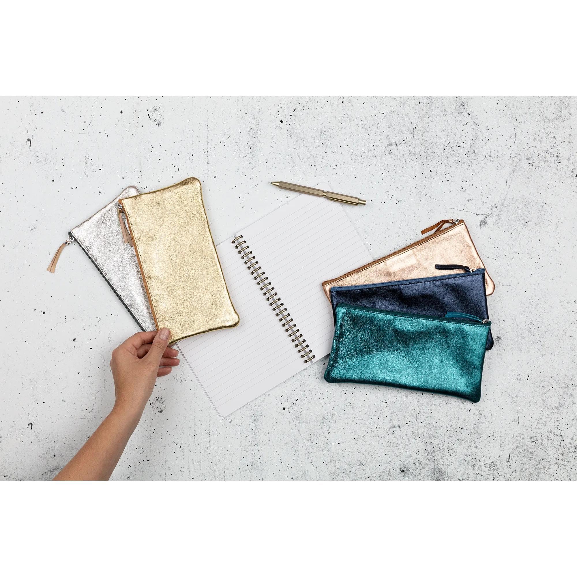 clairefontaine-age-bag-8700c-trousse-cuir-cuivre-22x11 image 4