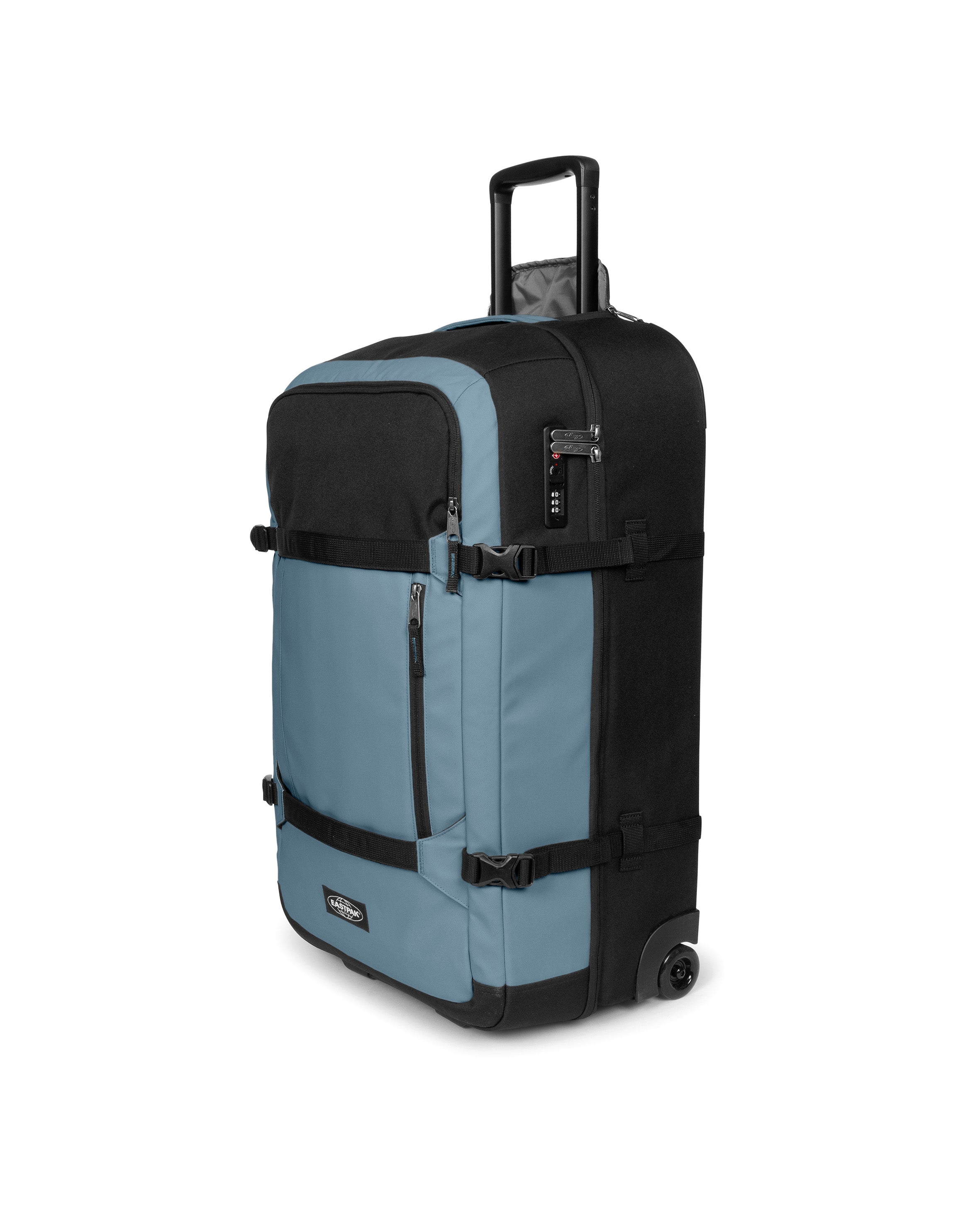 eastpak-transit-r-pro-l-valise-blue-pro-coated-2-roues-tsa image 6