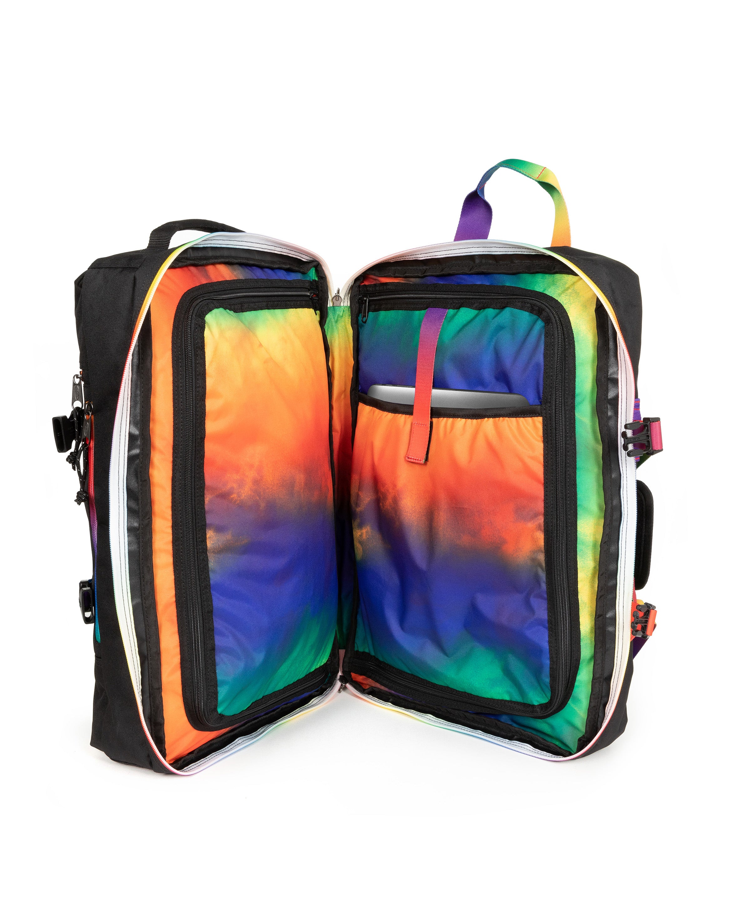 eastpak-travelpack-sac-de-voyage-rainbow-dark-grand-cabine image 2