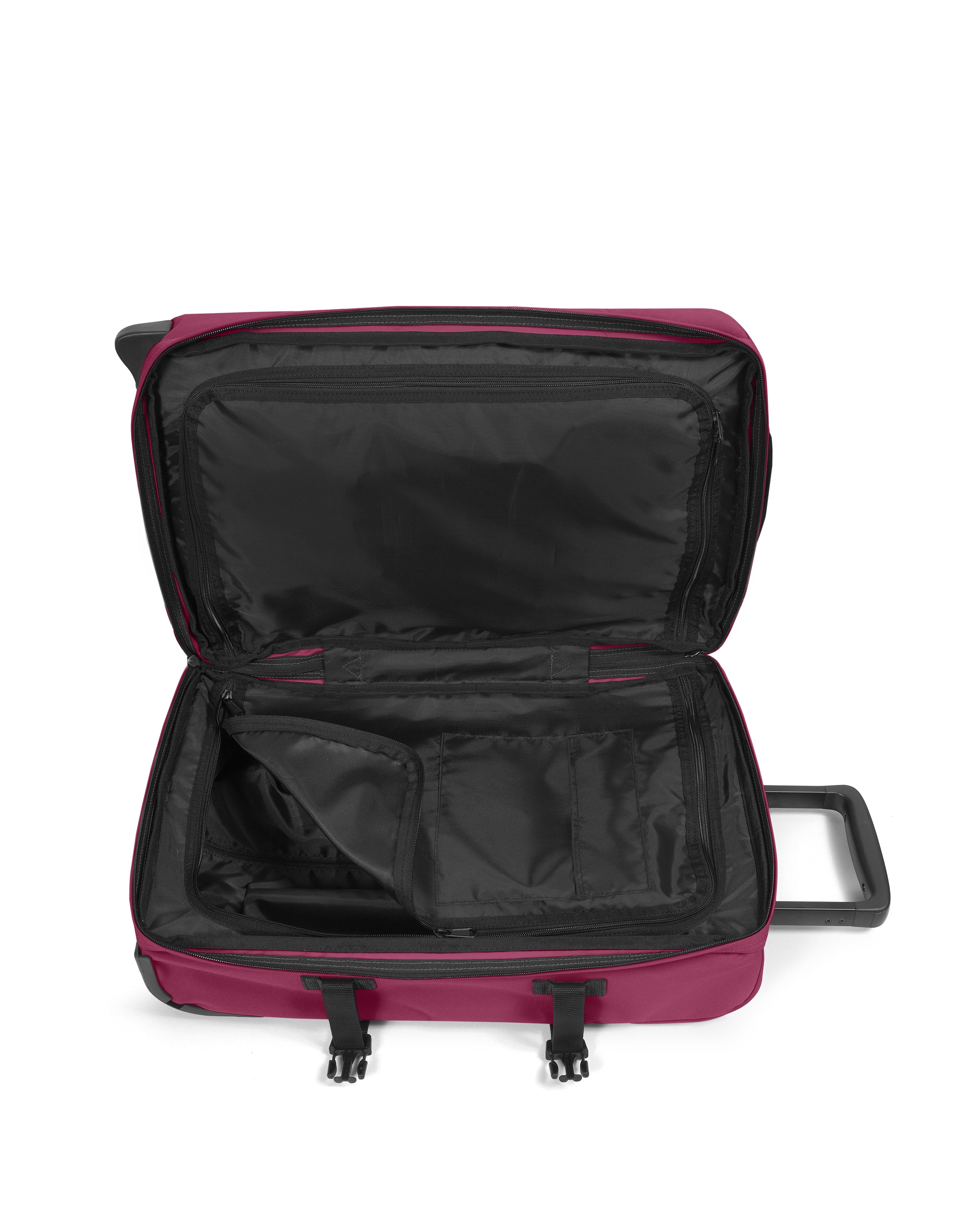 eastpak-tranverz-s-valise-cabine-wine-burgundy-2-roues-tsa image 3