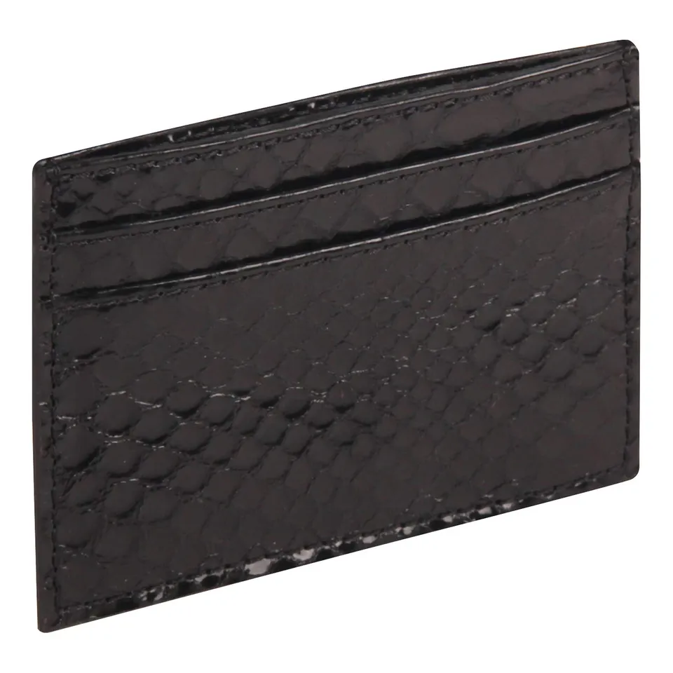 clairefontaine-age-bag-410182c-porte-cartes-cuir-python-noir image 1