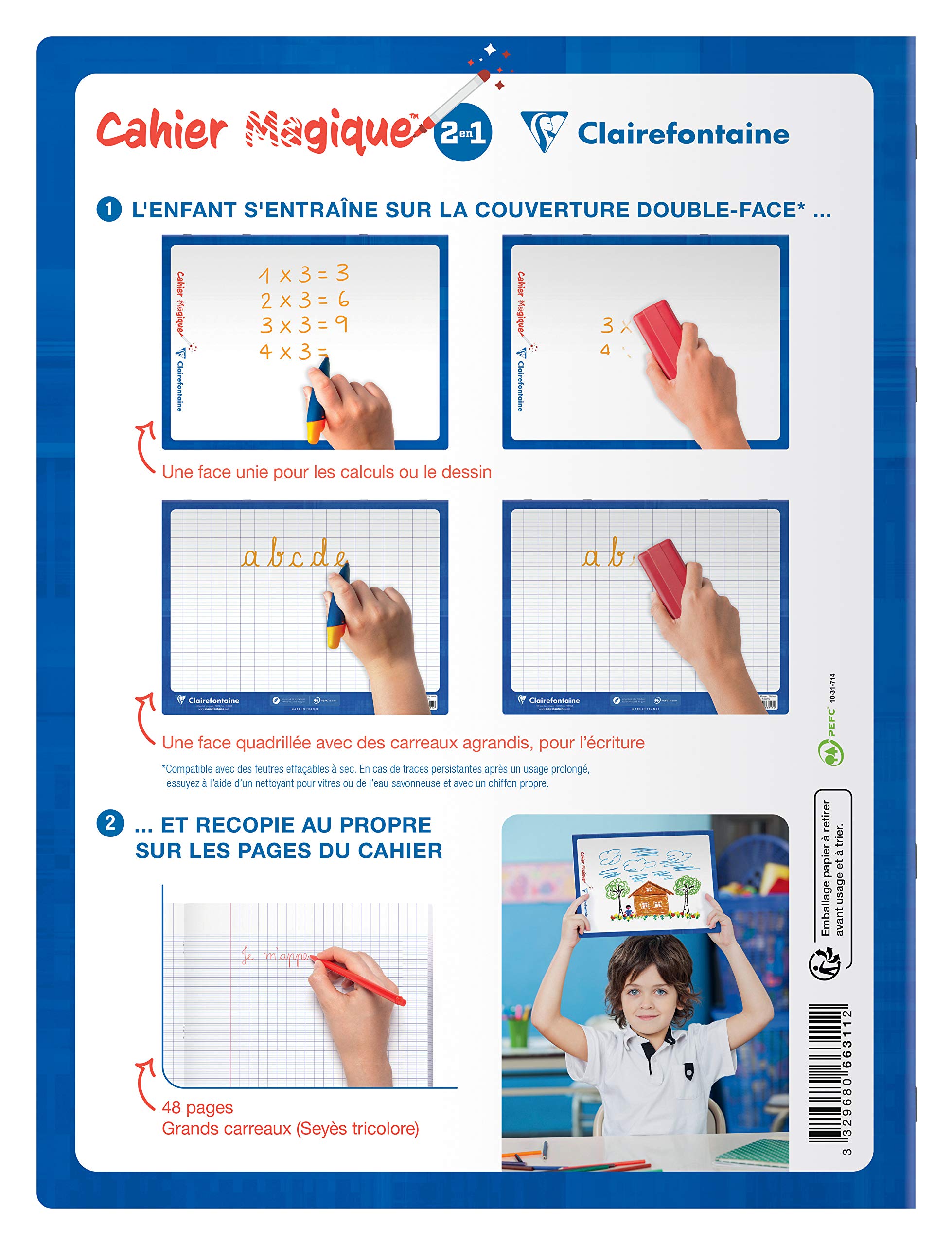 clairefontaine-cahier-magique-ardoise-24x32-cm-48p-sey-s image 2