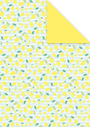 clairefontaine-tulip-papier-d-coratif-a4-fra-cheur-citron-5-x25-160g image 3