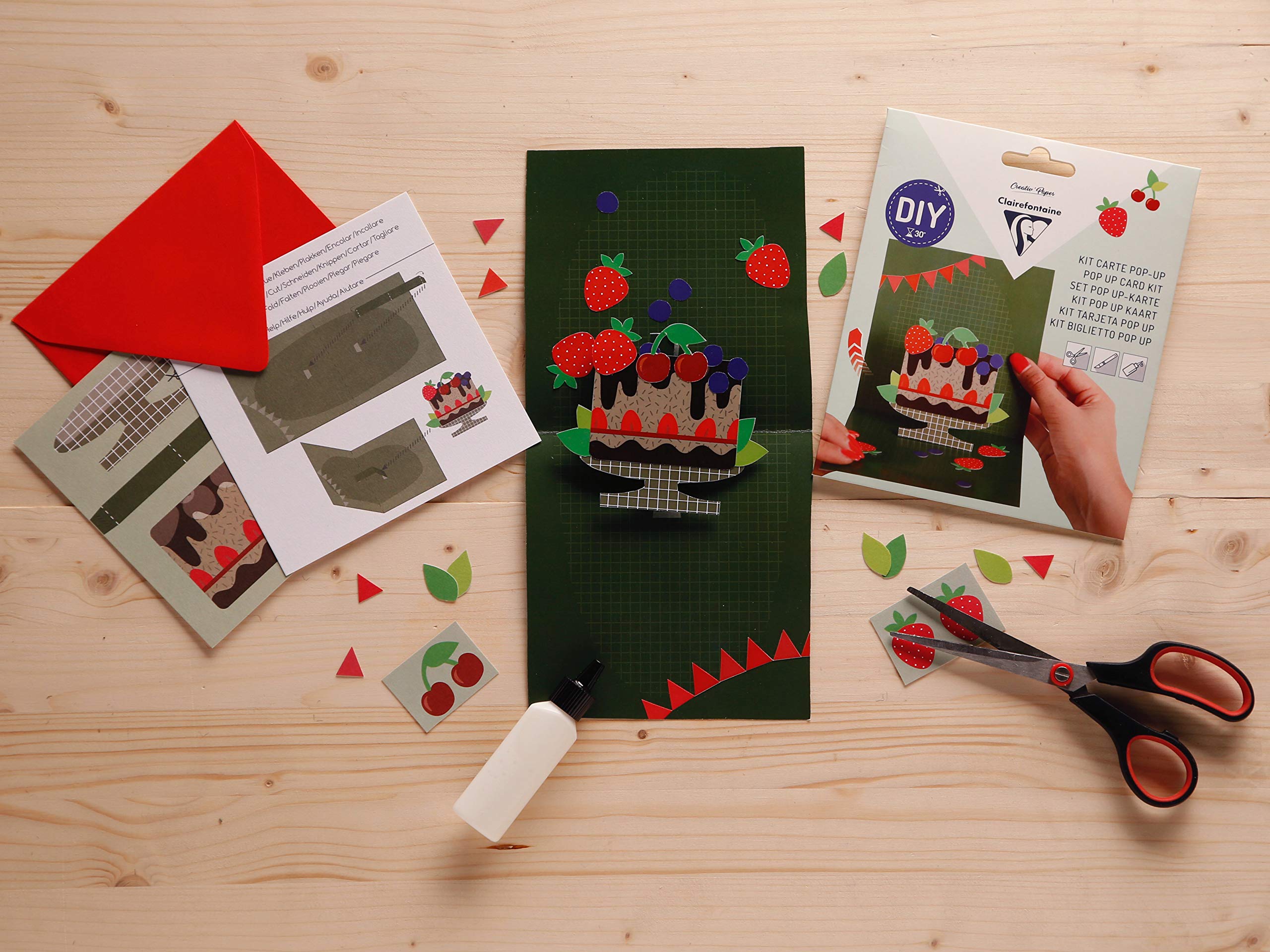 clairefontaine-pollen-kit-carte-pop-up-joyeux-anniversaire-140-mm image 2