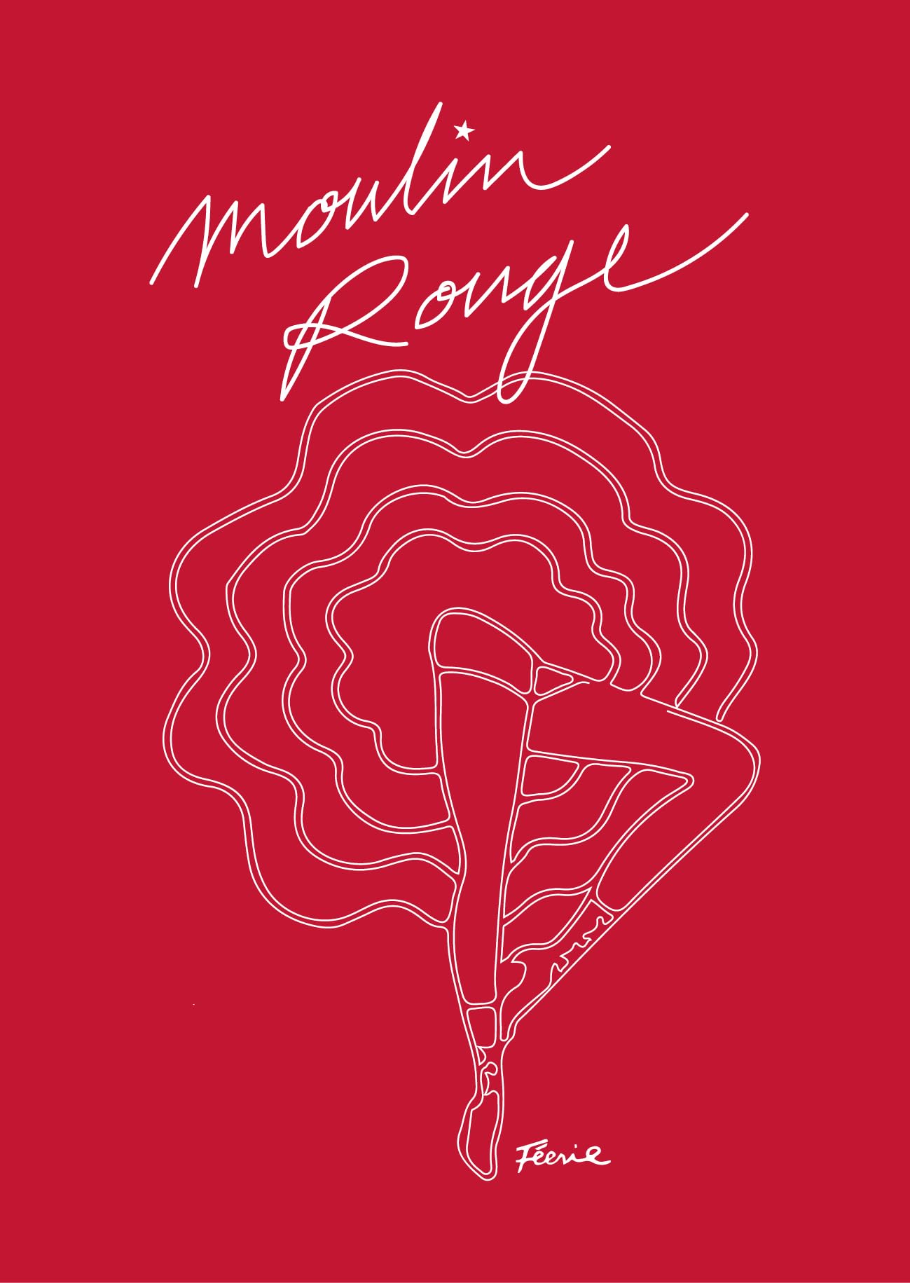 clairefontaine-pollen-set-8-cartes-moulin-rouge-enveloppes-c6 image 6