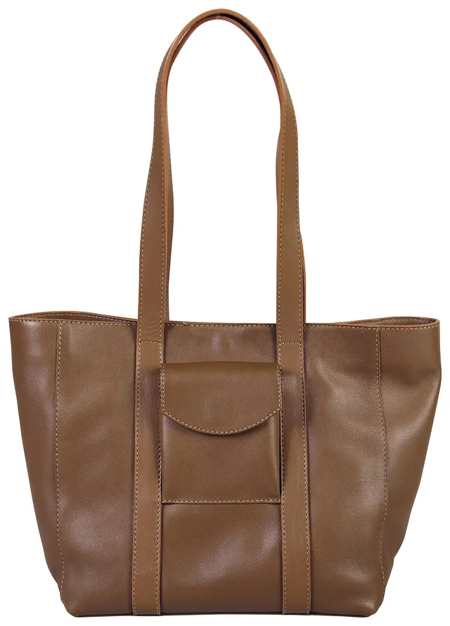 clairefontaine-age-bag-410092c-tote-bag-cuir-camel-vachette image 1