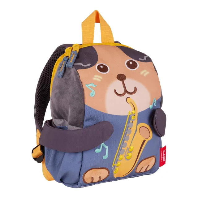 bodypack-maternelle-sac-gouter-ourson-gris-recycle-27-cm image 1