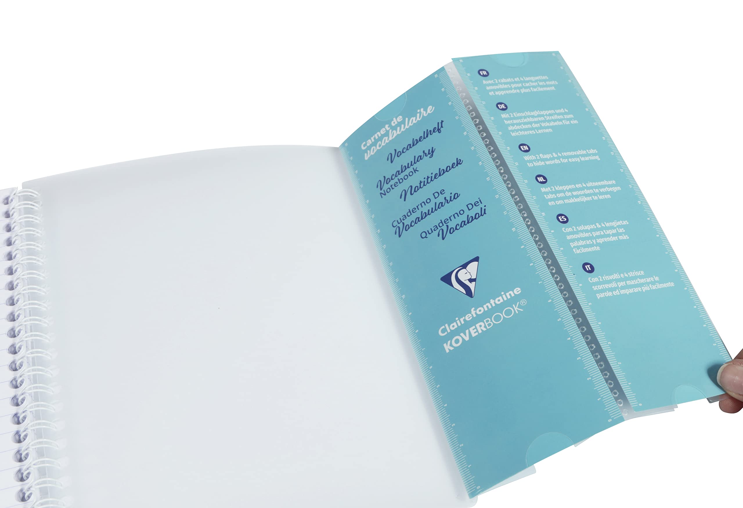 clairefontaine-koverbook-carnet-vocabulaire-11x17-lign-100-pages image 7