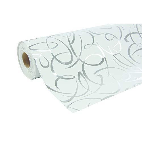 clairefontaine-211893c-papier-cadeau-50x0-70m-arabesques-argent-80g image 8