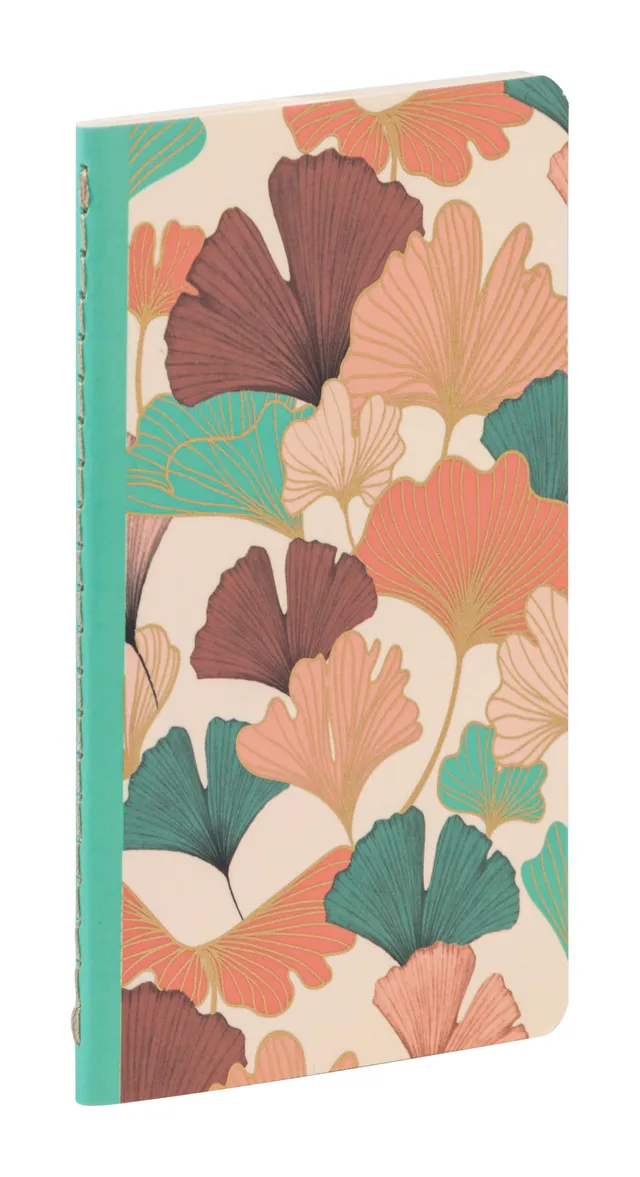 clairefontaine-ginkgo-mini-carnet-cousu-beige-7-5x12-cm-48-pages-unies image 1