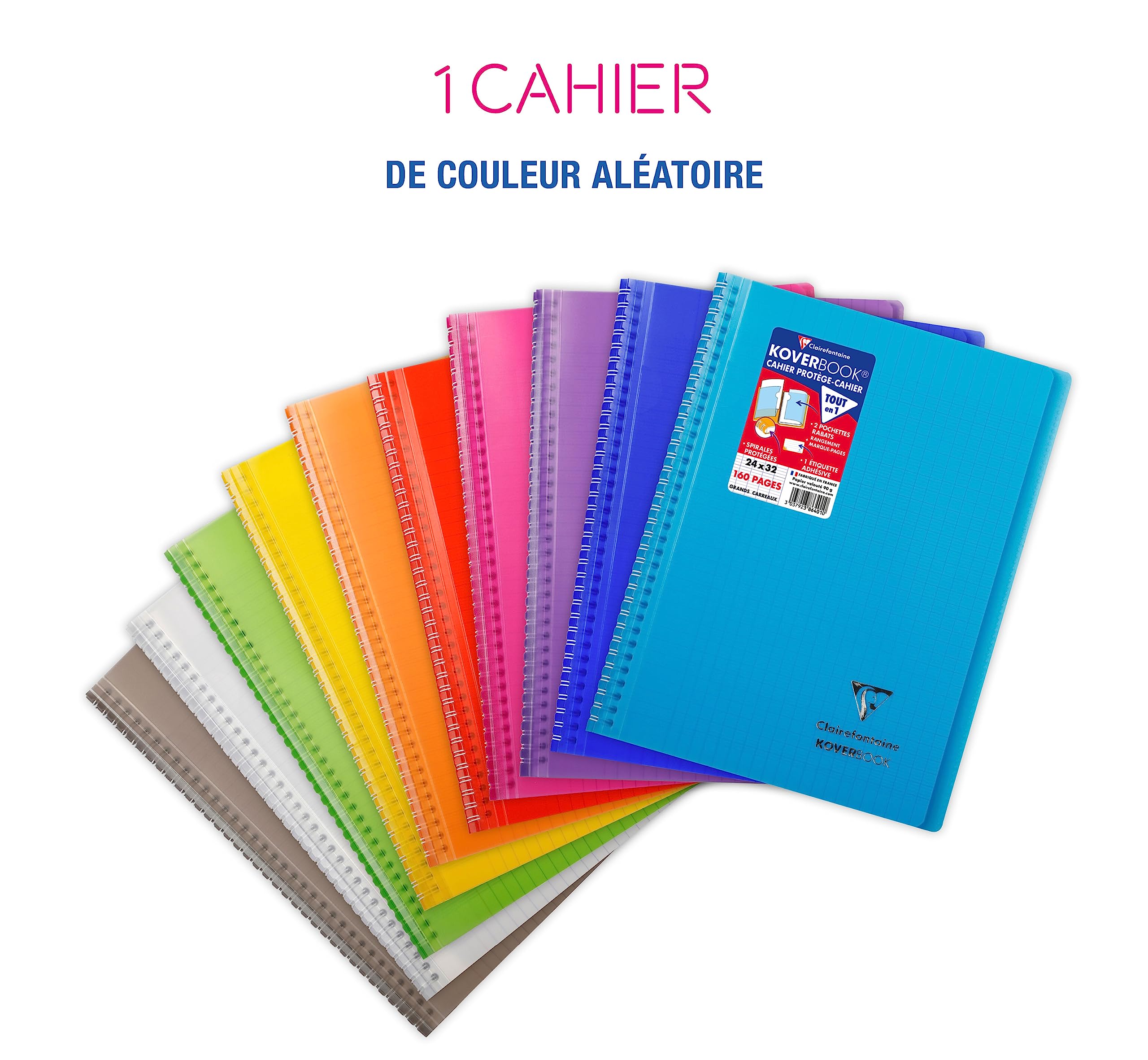 clairefontaine-koverbook-386401c-cahier-spirale-24x32-160p-gc image 2
