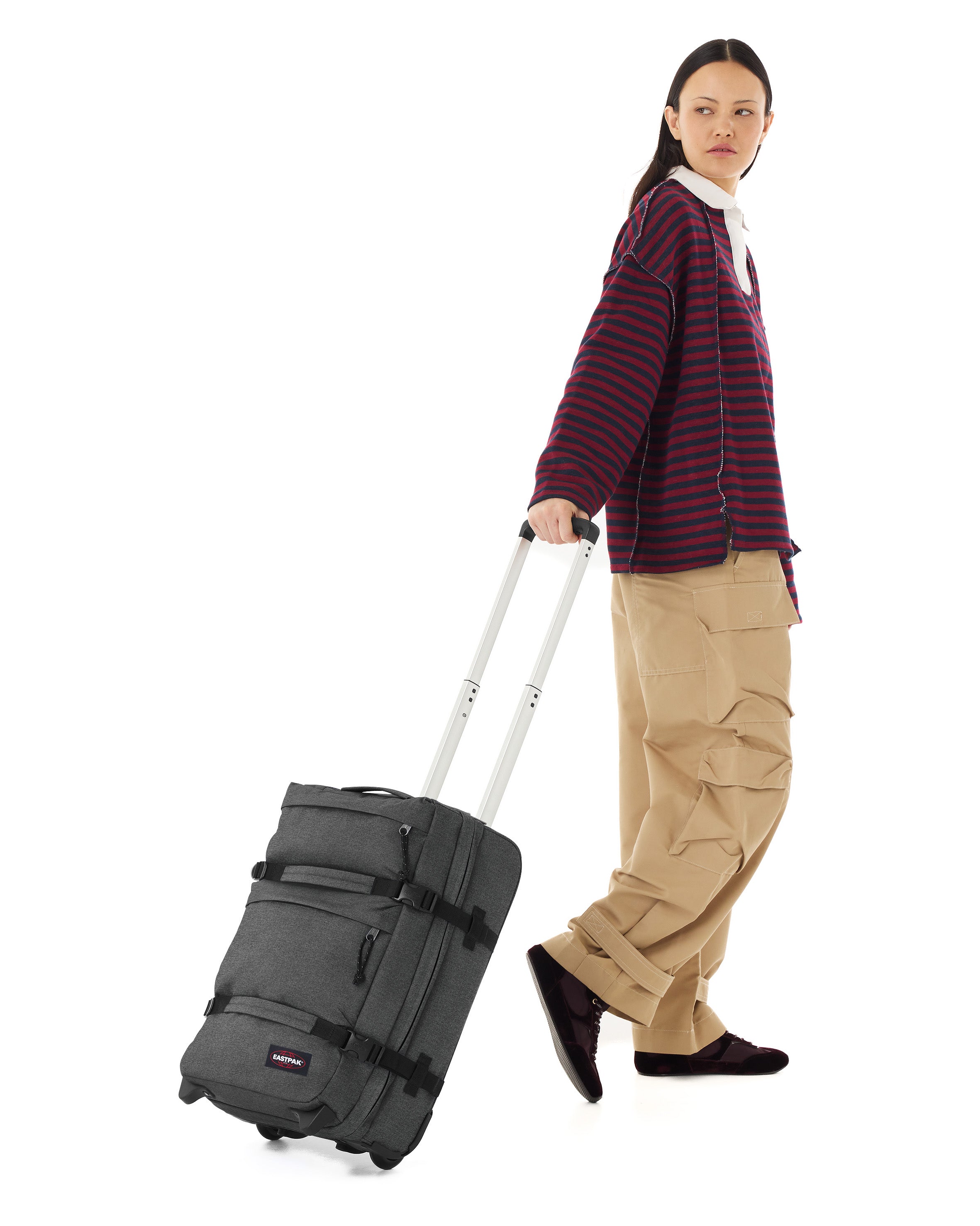 eastpak-transit-r-plus-s-valise-cabine-black-denim-petit-tsa image 2