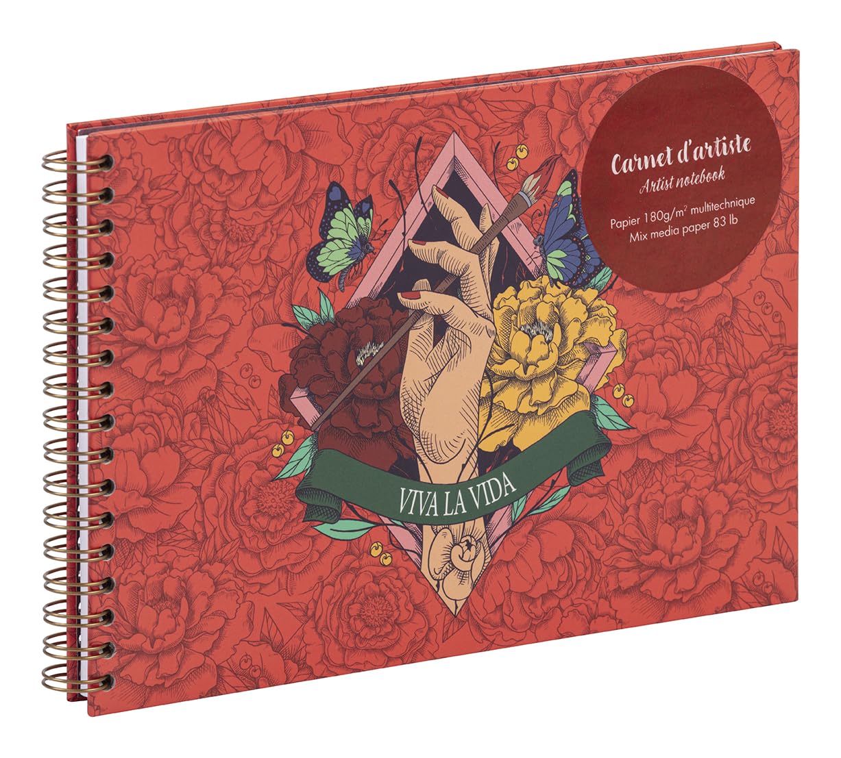 clairefontaine-moulin-rouge-carnet-dessin-a5-paysage-21x14-8cm-180g image 7