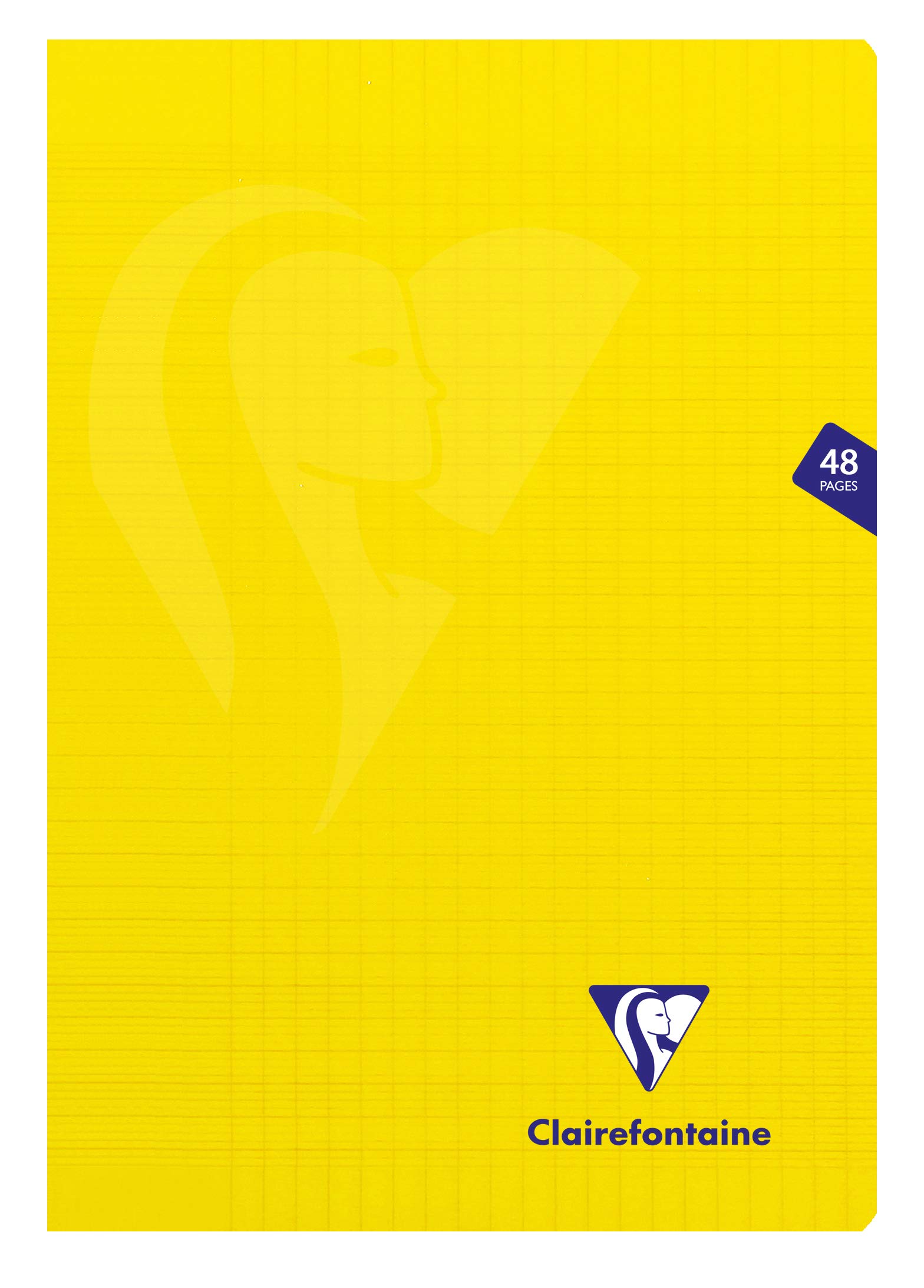 clairefontaine-343101c-cahier-jaune-a4-48p-grands-carreaux image 1