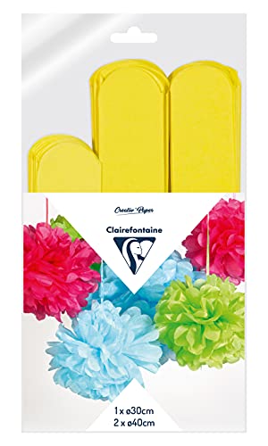 clairefontaine-tulip-395419c-pompons-soie-vert-pomme-lot-3 image 7
