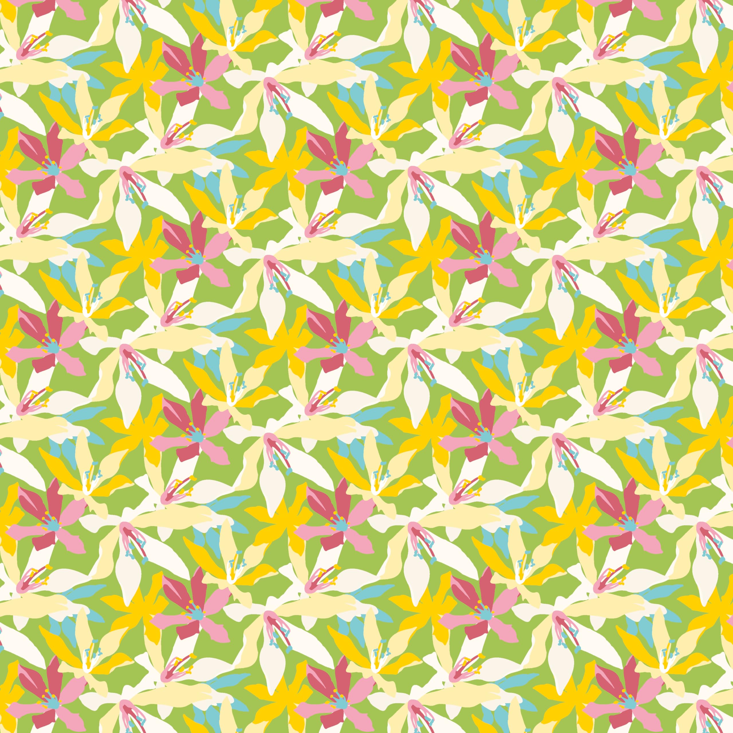 clairefontaine-95740c-papier-imprim-floral-30-5x30-5-lot-de-5 image 7