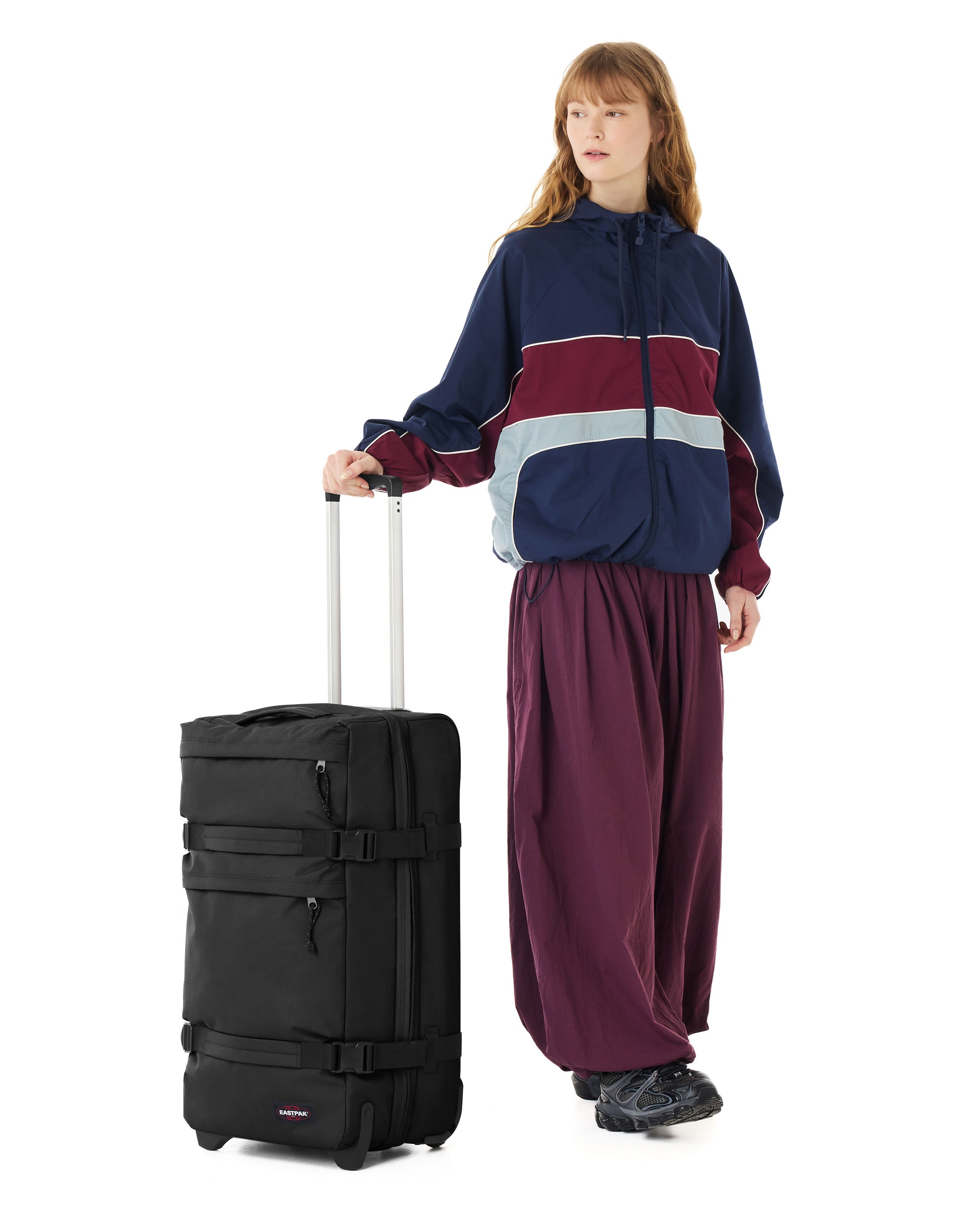 eastpak-transit-r-plus-m-valise-black-souple-tsa image 2