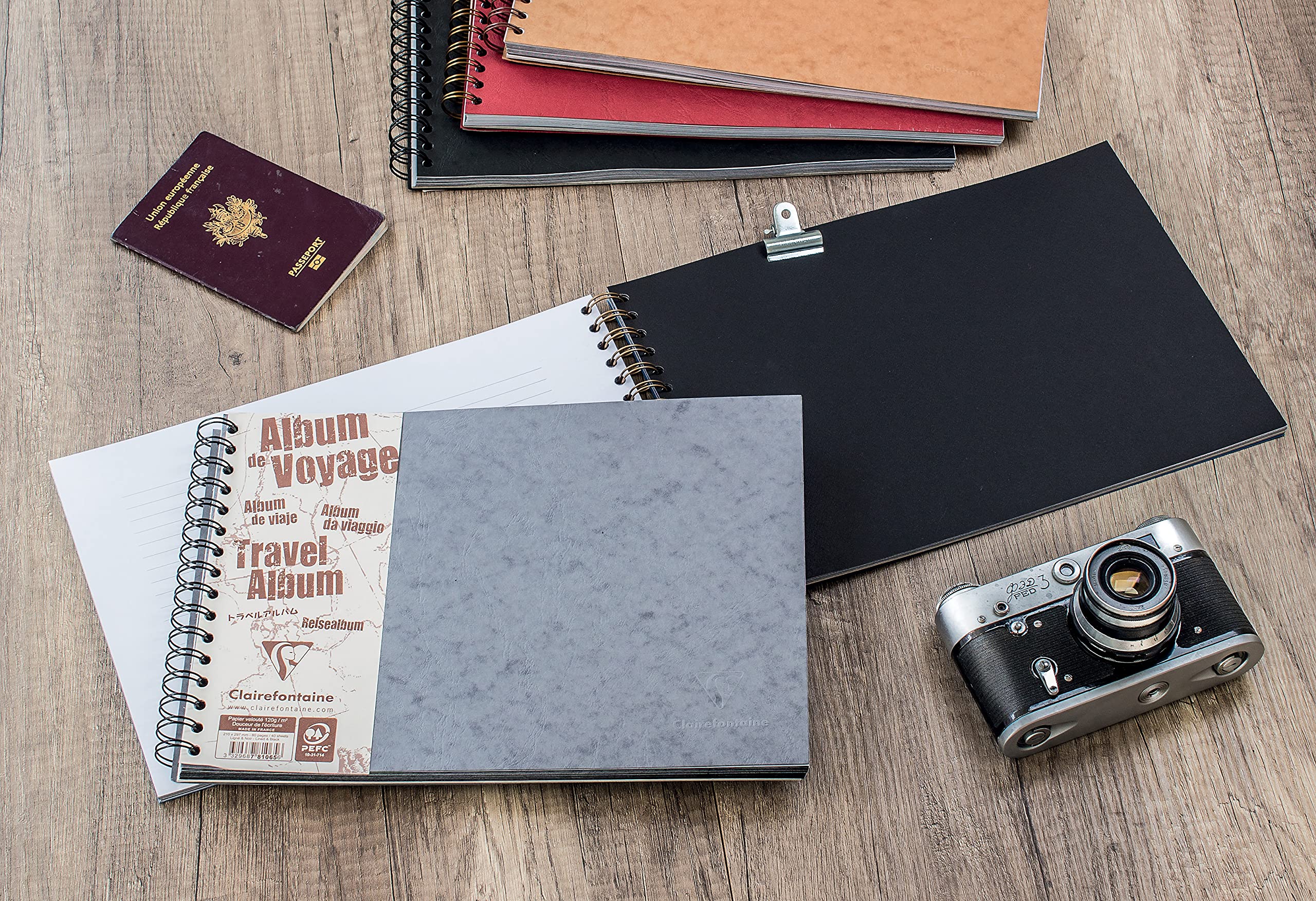 clairefontaine-nomaddict-album-voyage-a5-tabac-lign-80p image 4
