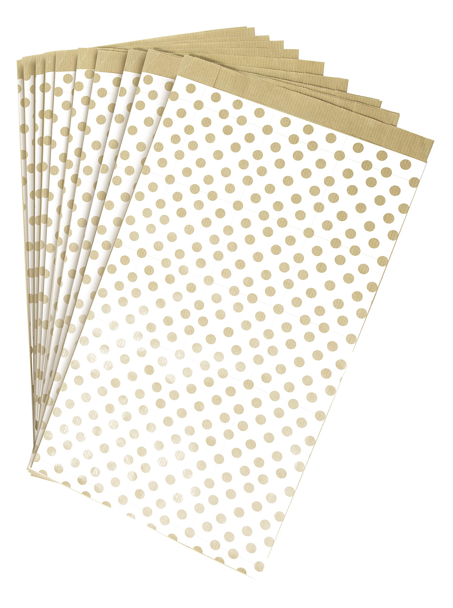 clairefontaine-tulip-394111c-pochette-kraft-pois-50-sachets image 3
