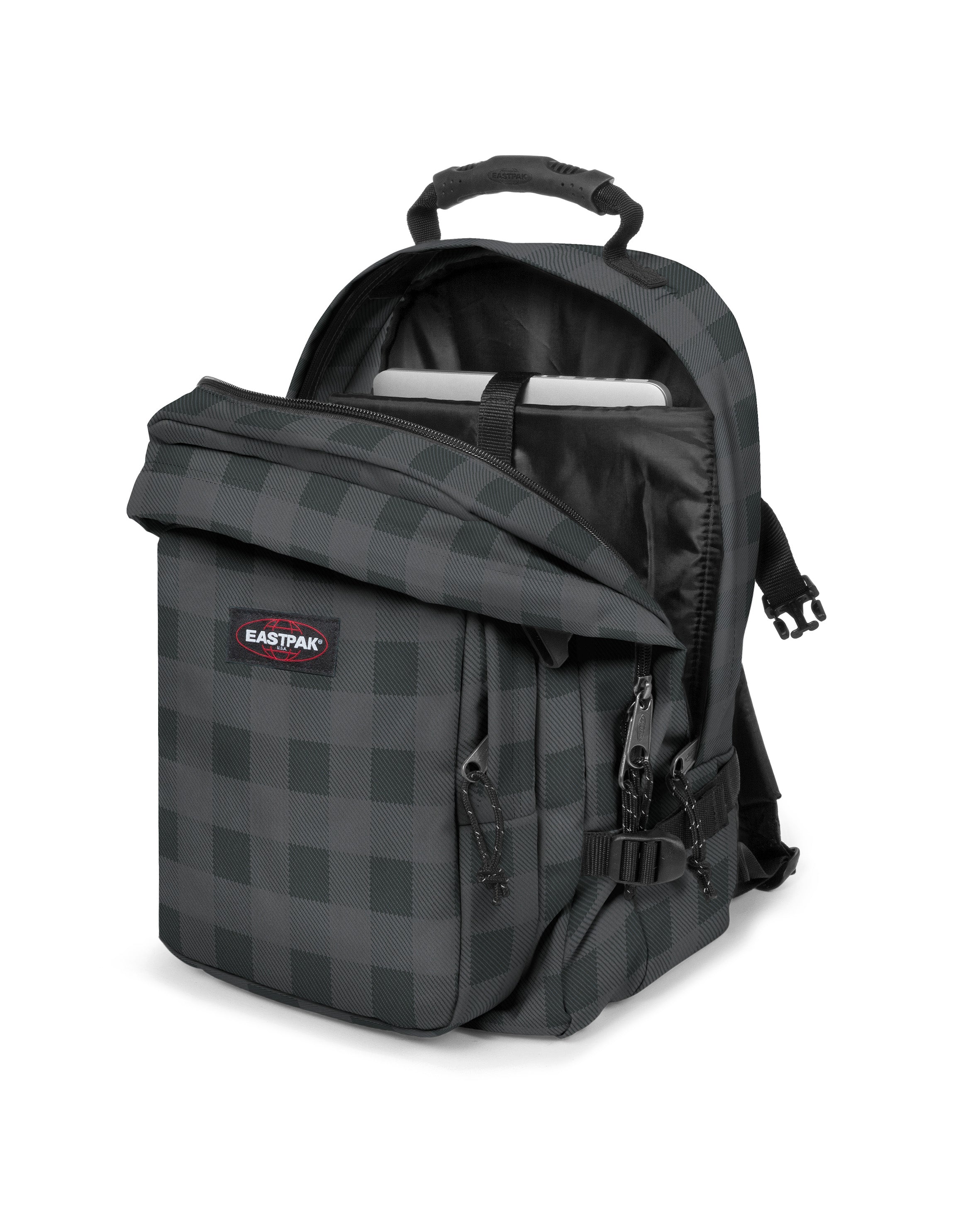 eastpak-provider-sac-dos-checker-grey-grand-housse-pc image 2