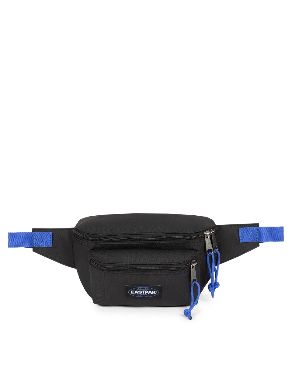 eastpak-doggy-bag-sac-banane-kontrastblacblu-moyen-zippe image 1