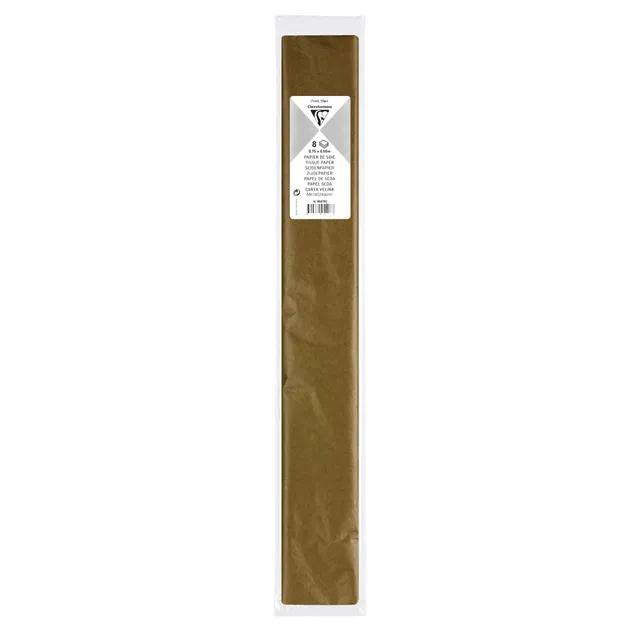clairefontaine-tulip-papier-de-soie-or-8-feuilles-50x75 image 1