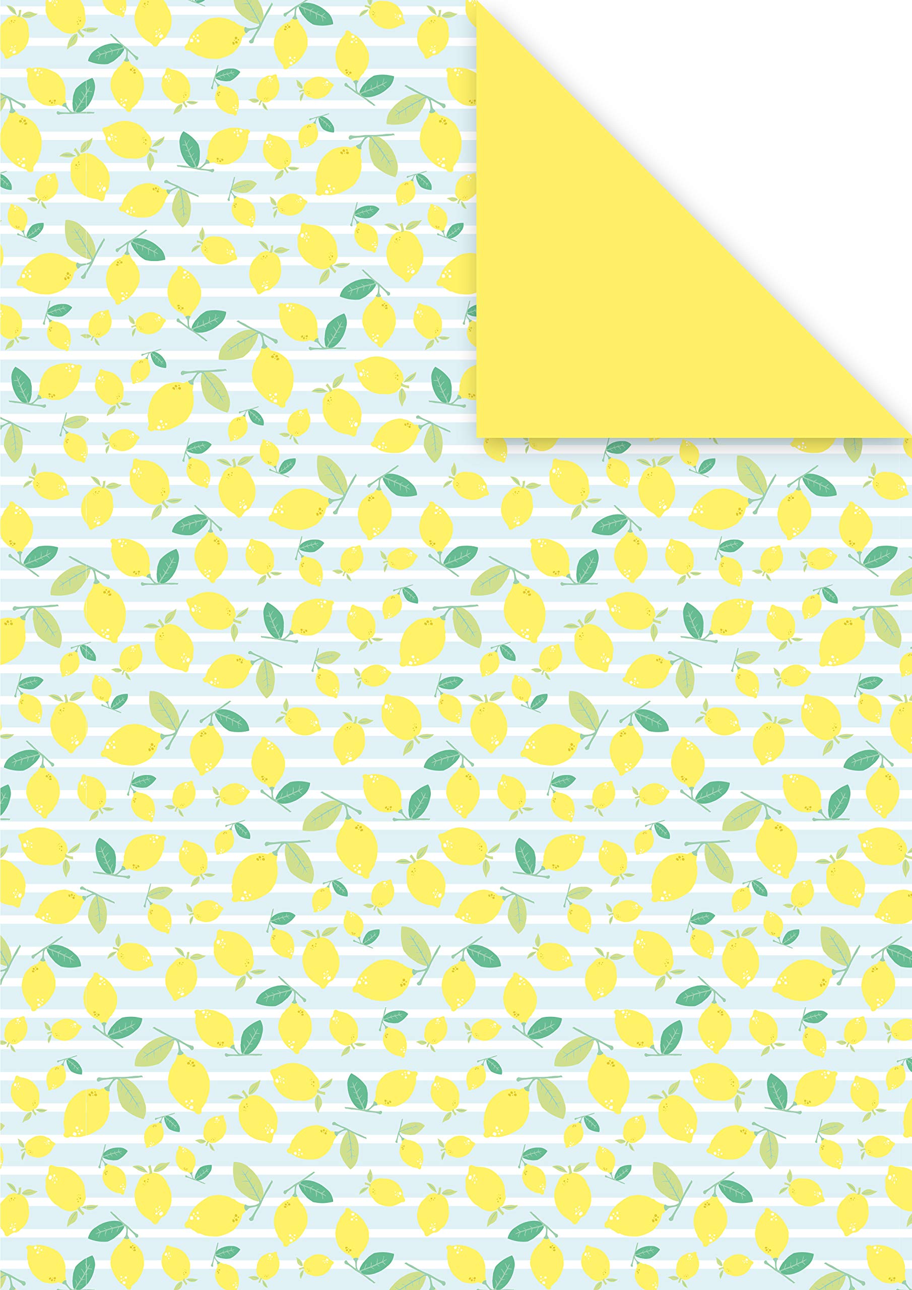 clairefontaine-tulip-papier-d-coratif-a4-fra-cheur-citron-5-x25-160g image 1