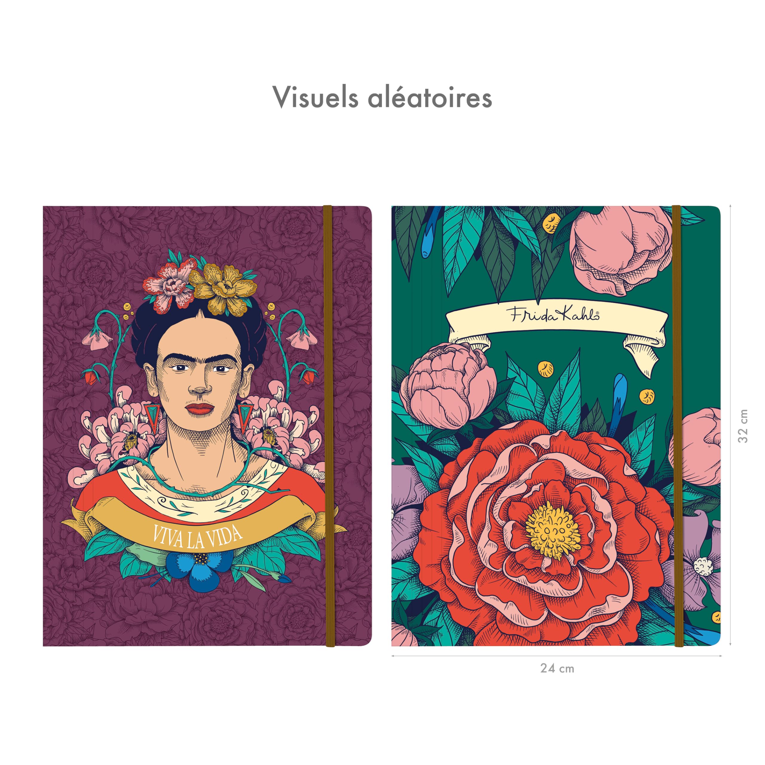clairefontaine-frida-kahlo-116222c-chemise-lastique-a4-floral image 2