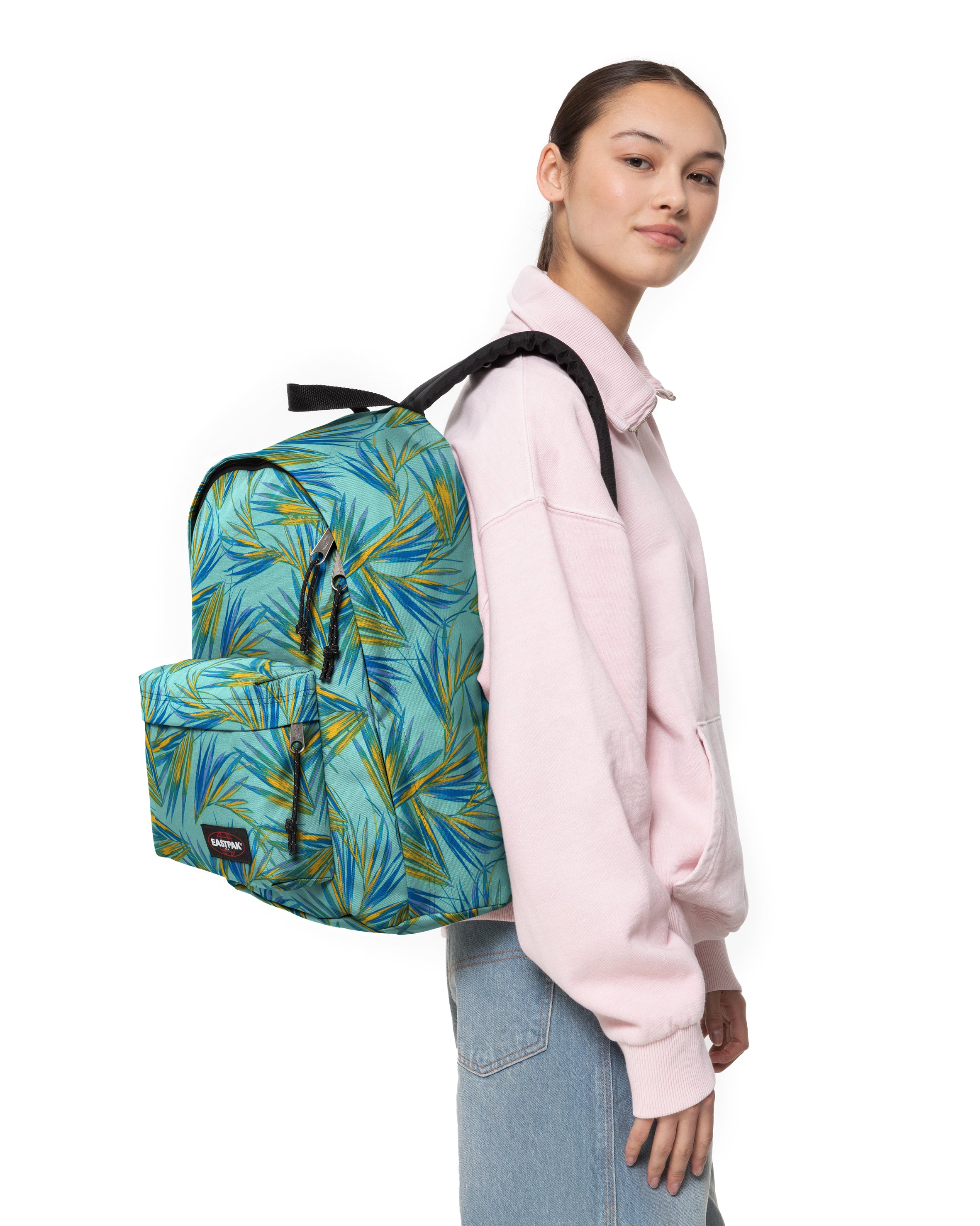 eastpak-out-of-office-sac-dos-brize-palm-aqua-housse-14-pouces image 2